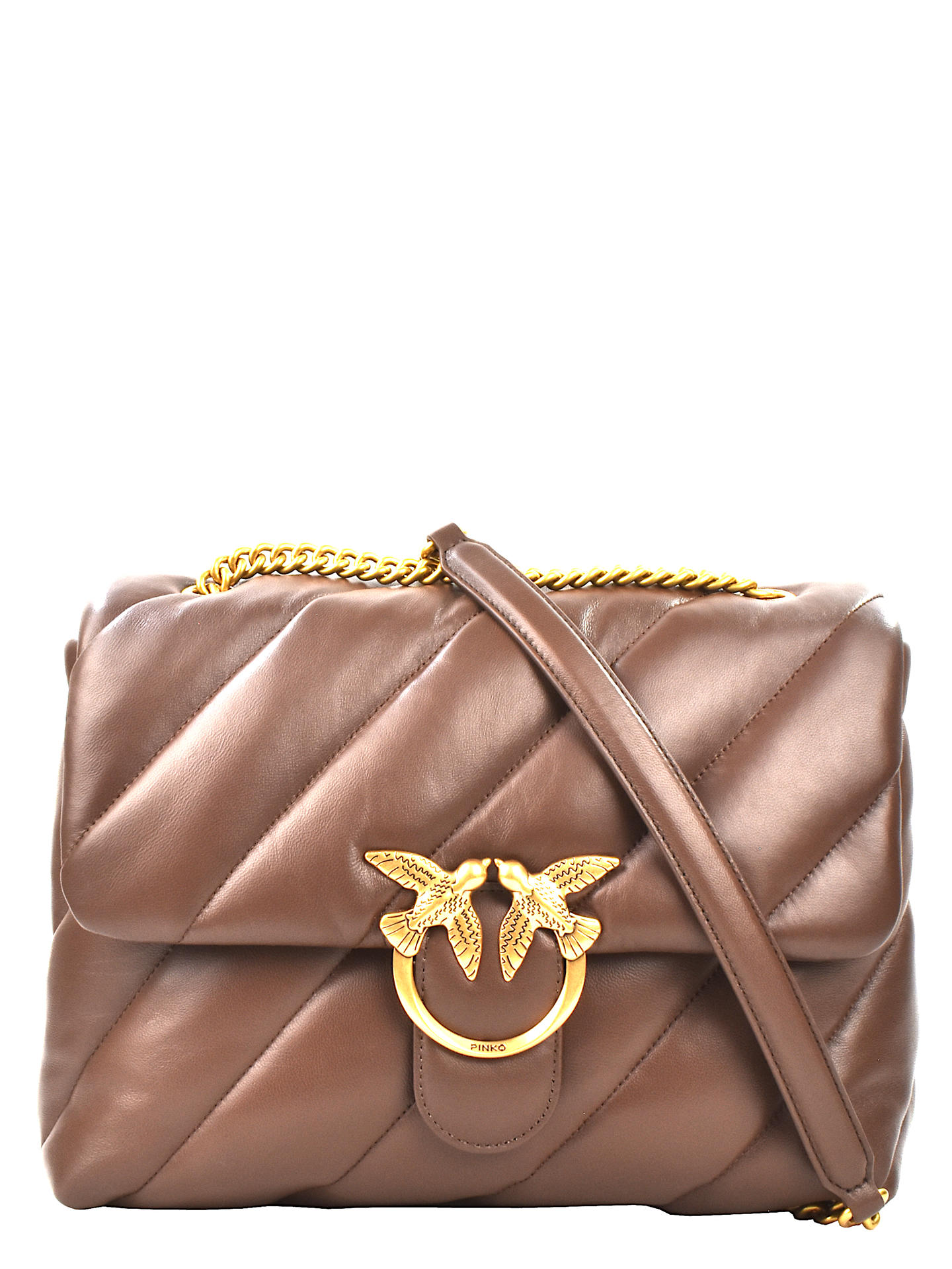 BORSA PINKO 100037 MARRONE