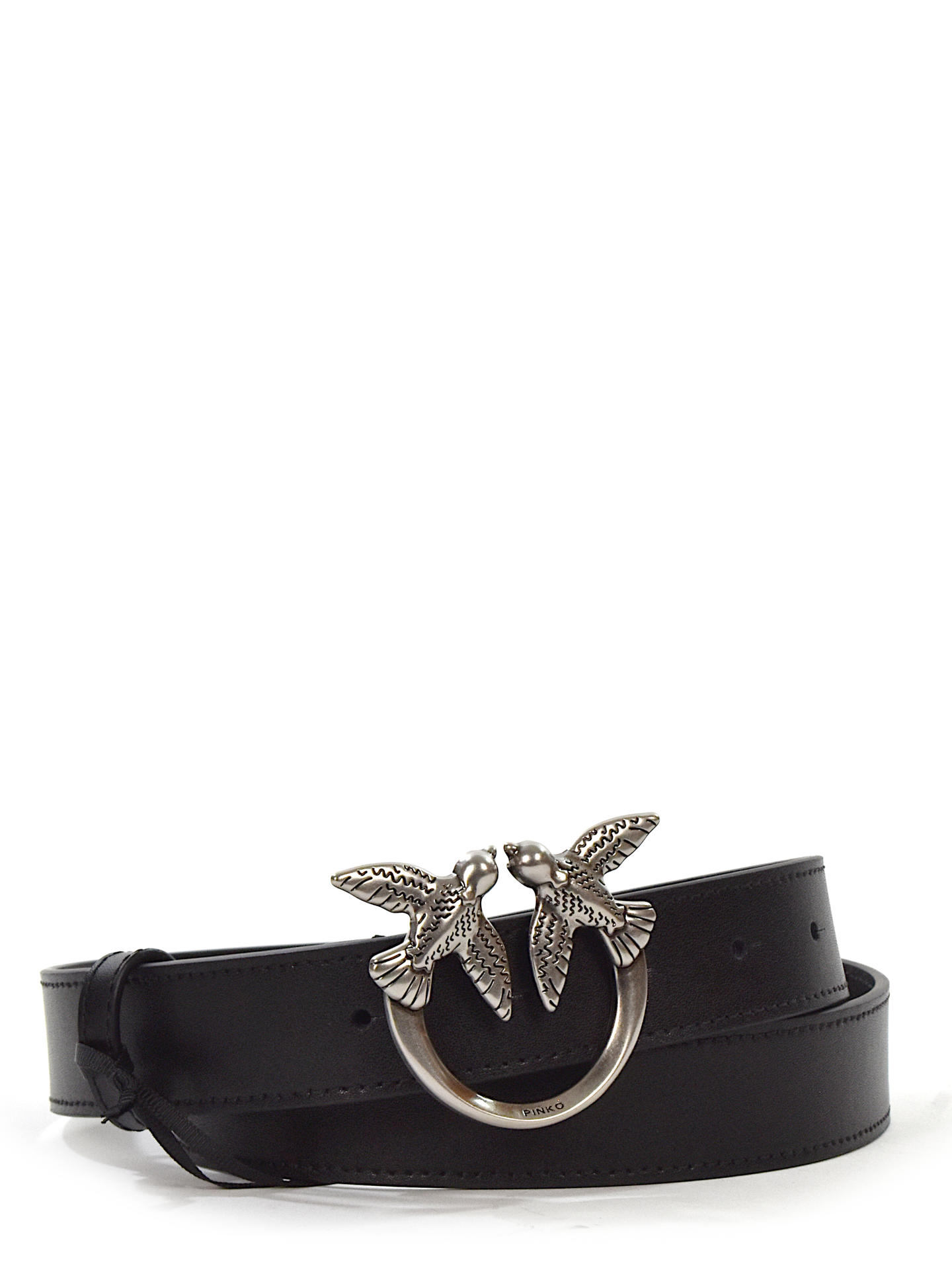 CINTURA PINKO 100125A NERO/ARGENTO