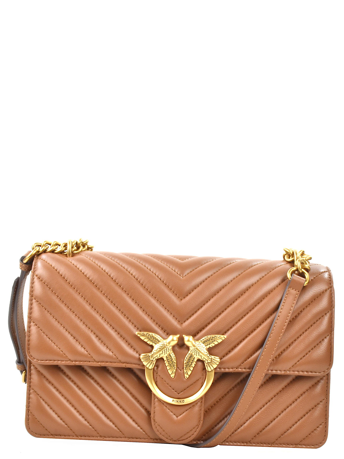 BORSA PINKO 100941A0GK MARRONE