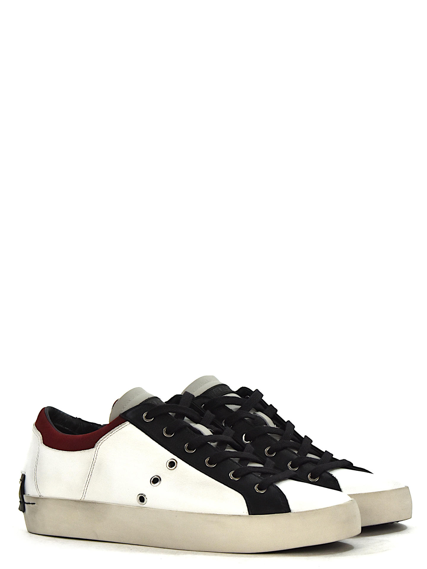 SNEAKERS CRIME LONDON 10353 BIANCO