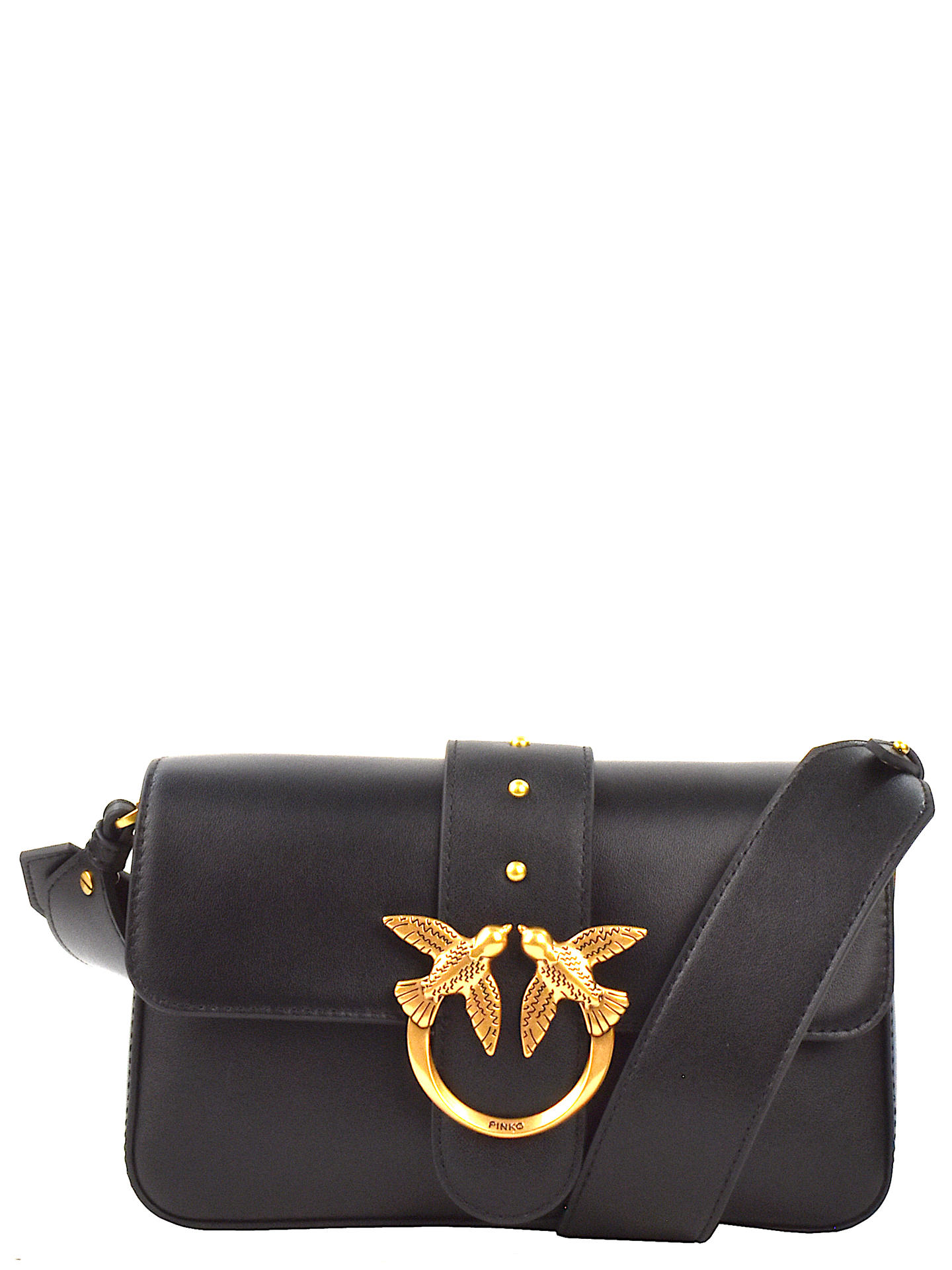 BORSA PINKO 104340A NERO/ORO