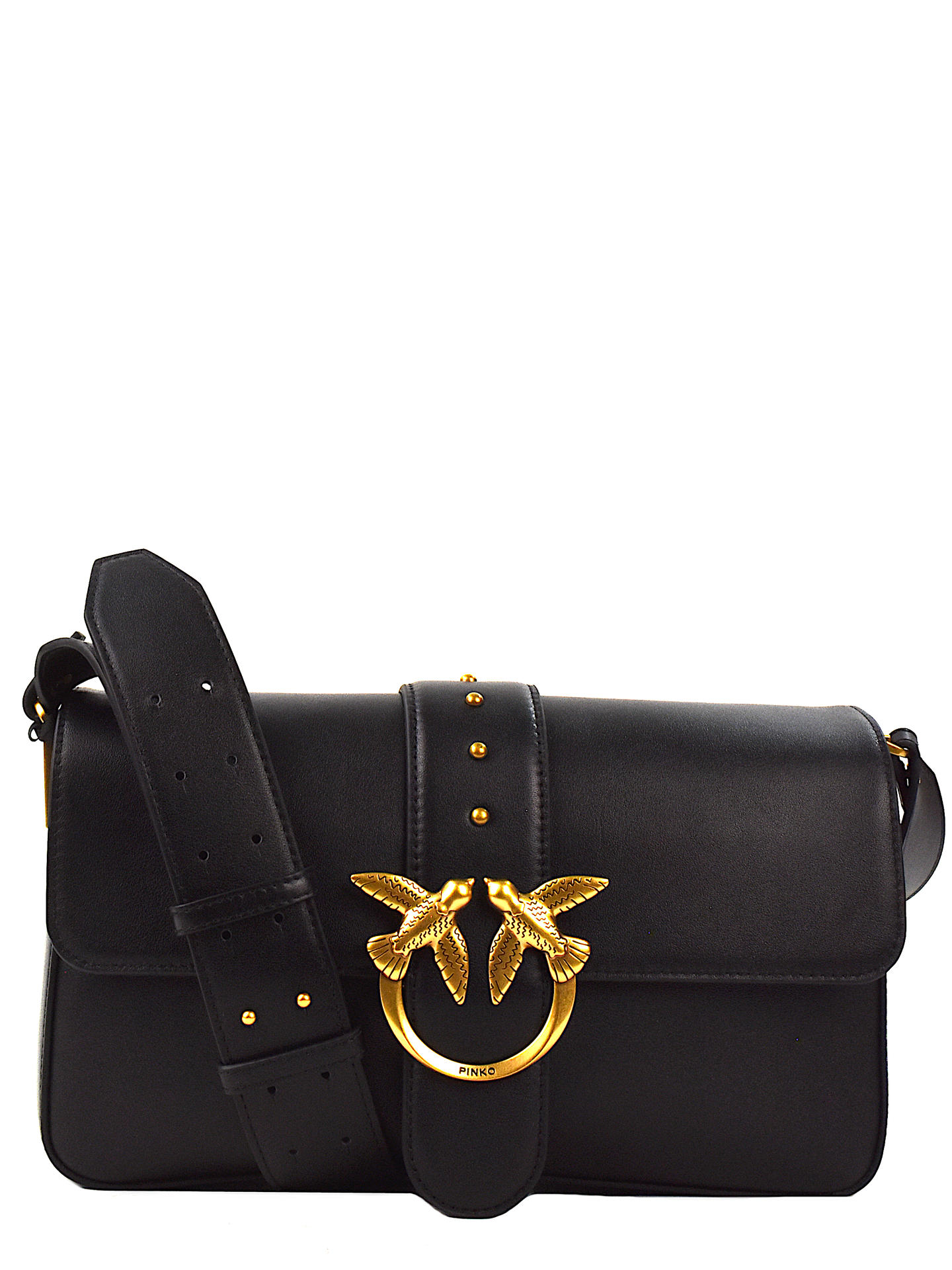 BORSA PINKO 104524A NERO/ORO