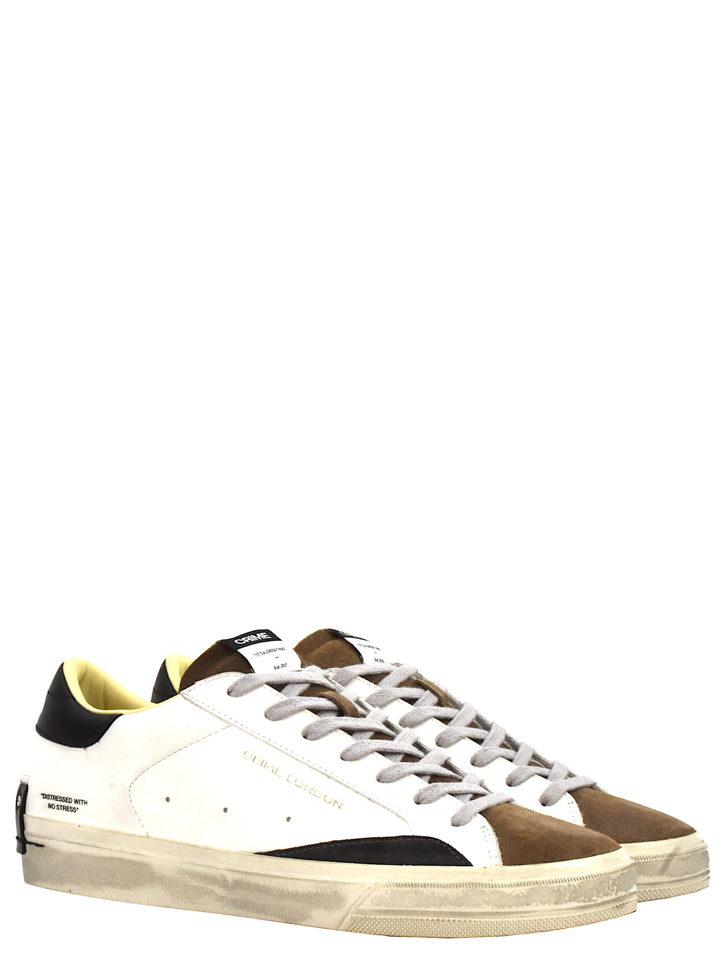 SNEAKERS CRIME LONDON 11072 BIANCO/BEIGE