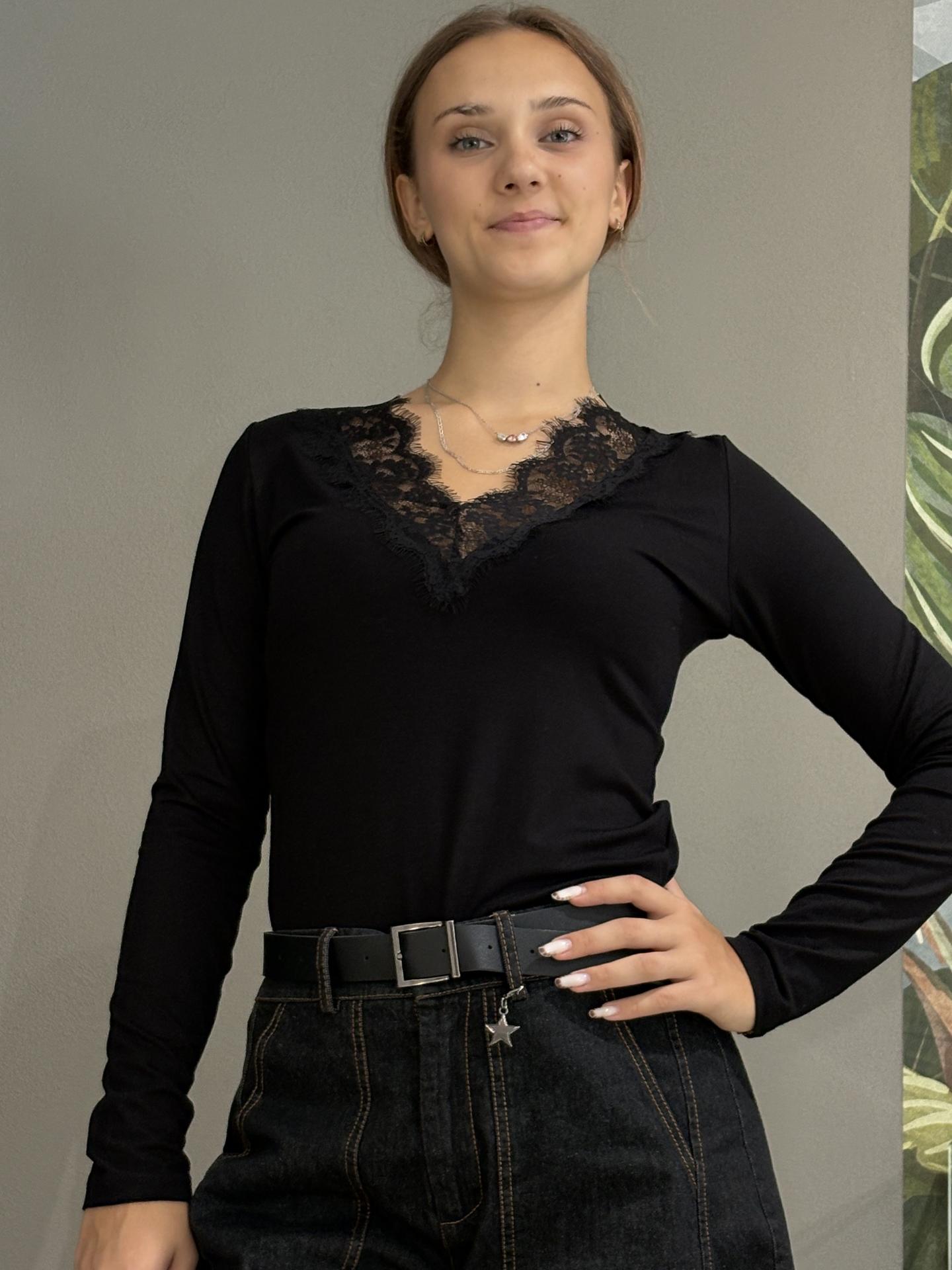 MAGLIA SUSY MIX 117271 NERO
