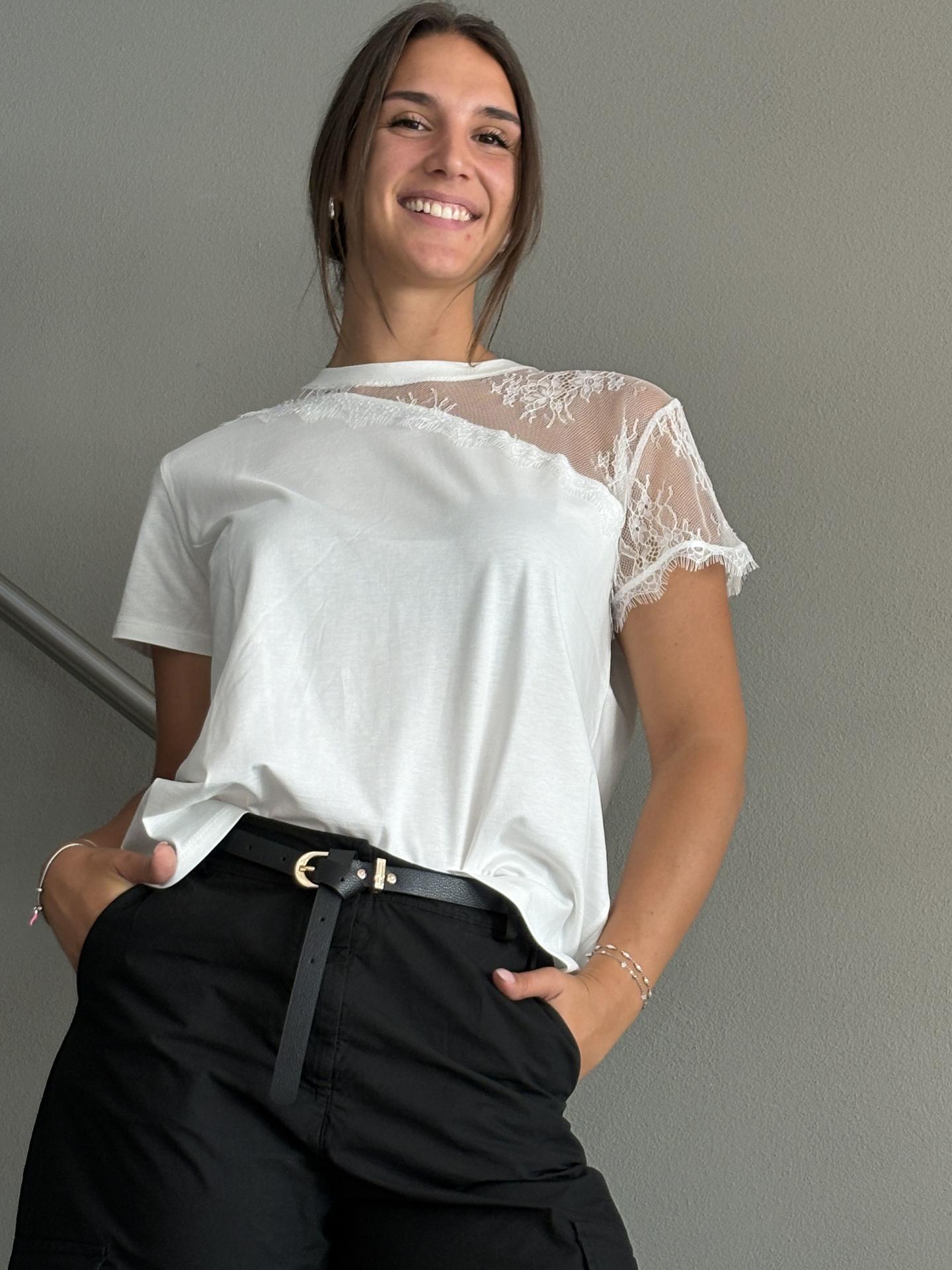 MAGLIA SUSY MIX 12127 BIANCO