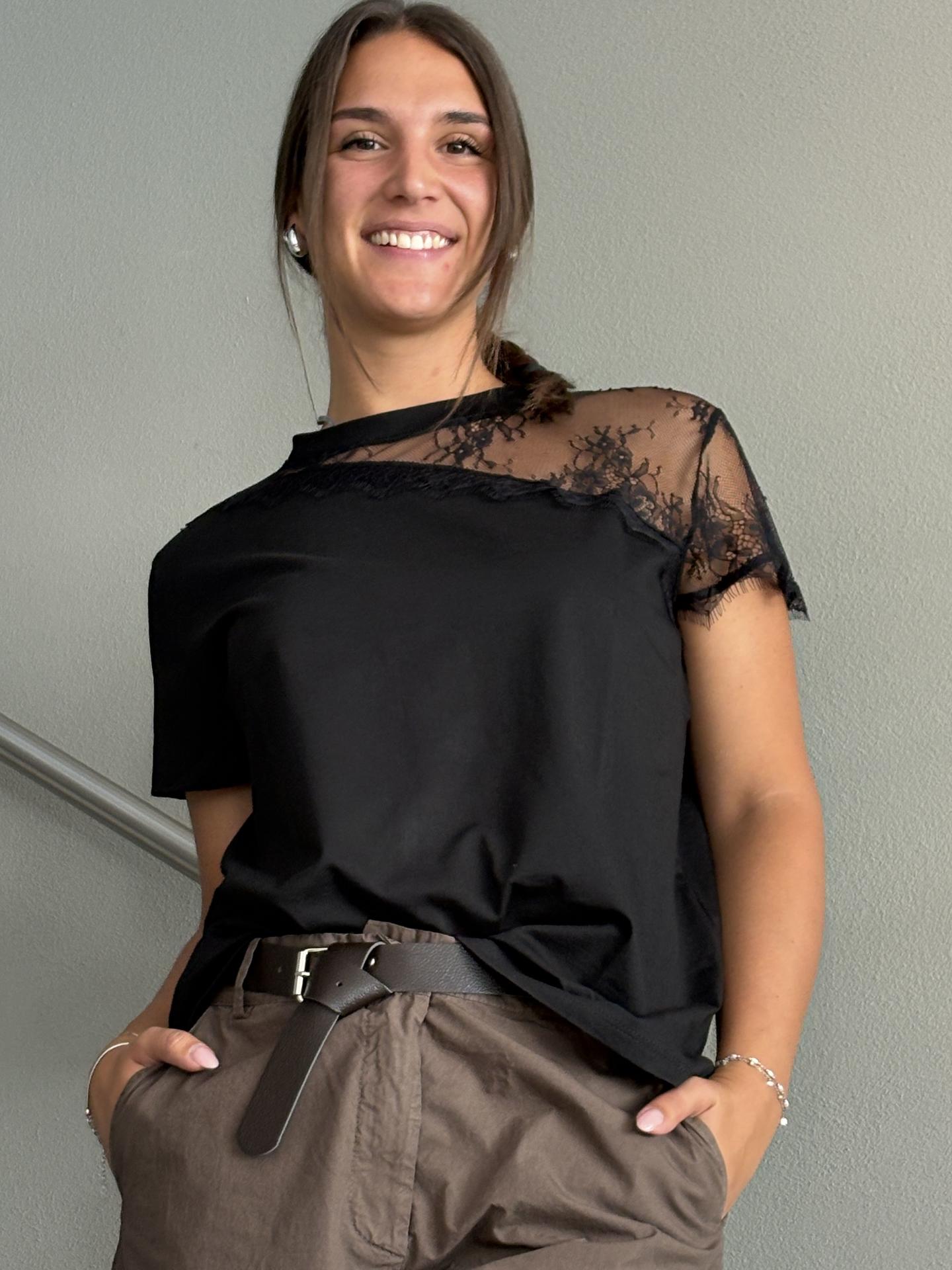 MAGLIA SUSY MIX 12127 NERO
