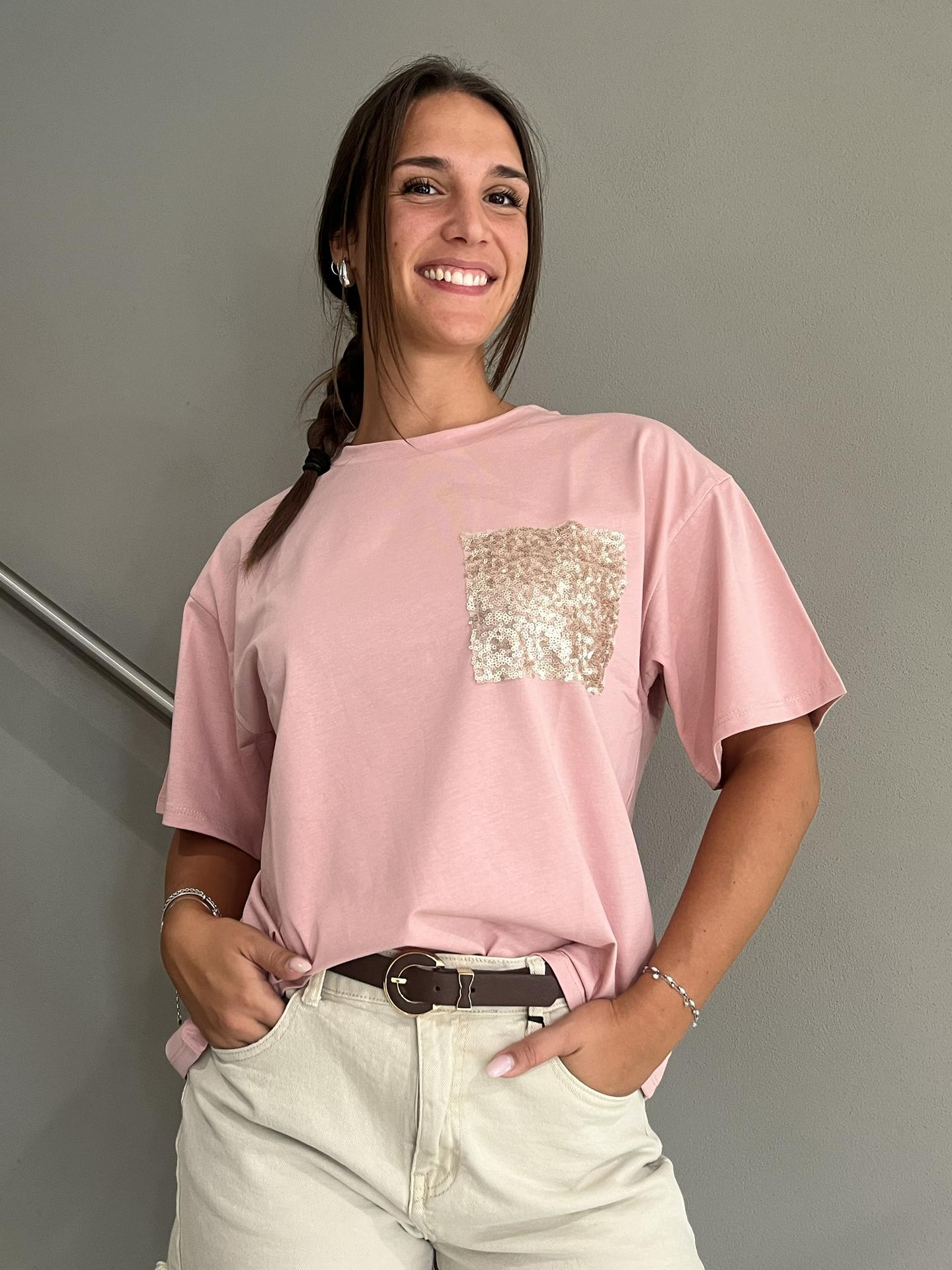 T-SHIRT SUSY MIX 12195 ROSA