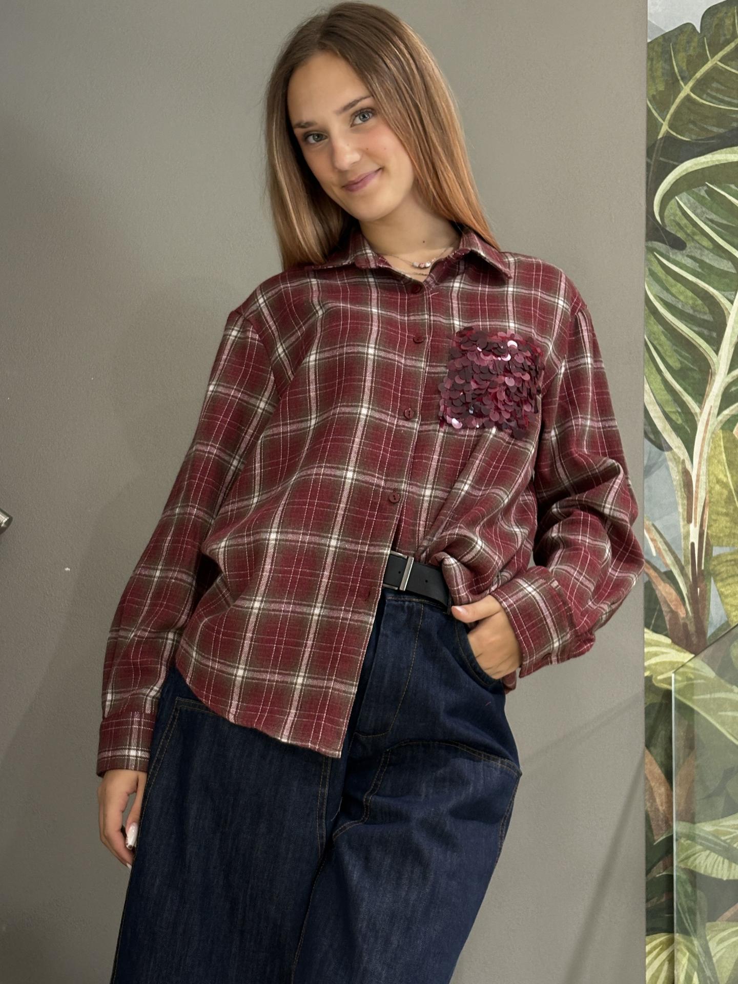 CAMICIA SUSY MIX 12477 BORDEAUX