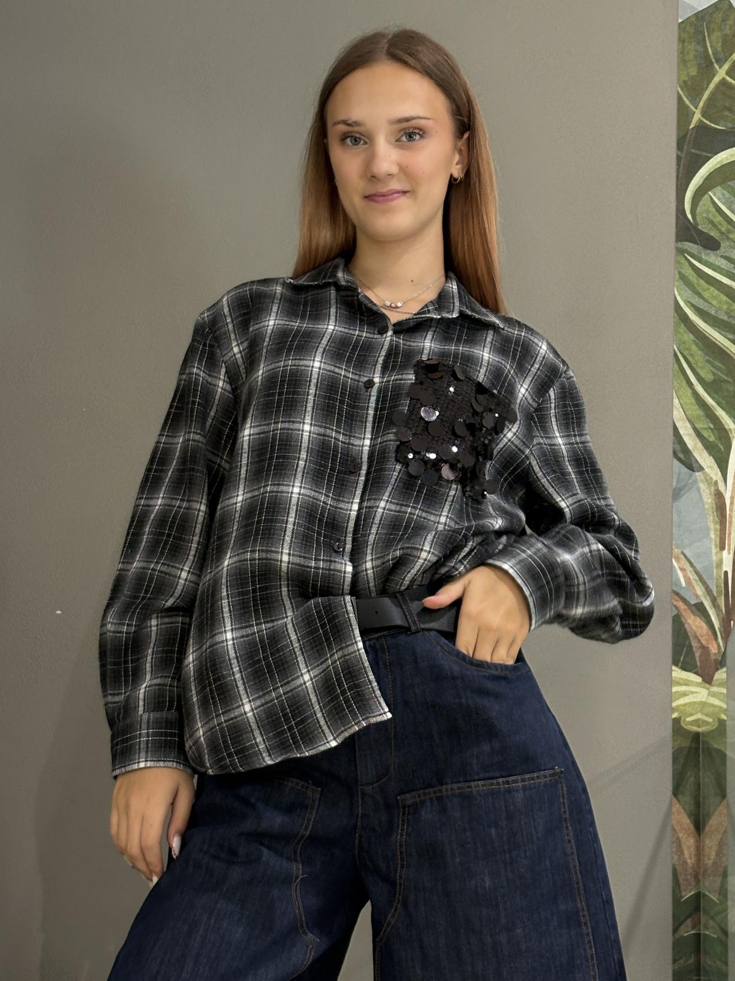 CAMICIA SUSY MIX 12477 NERO