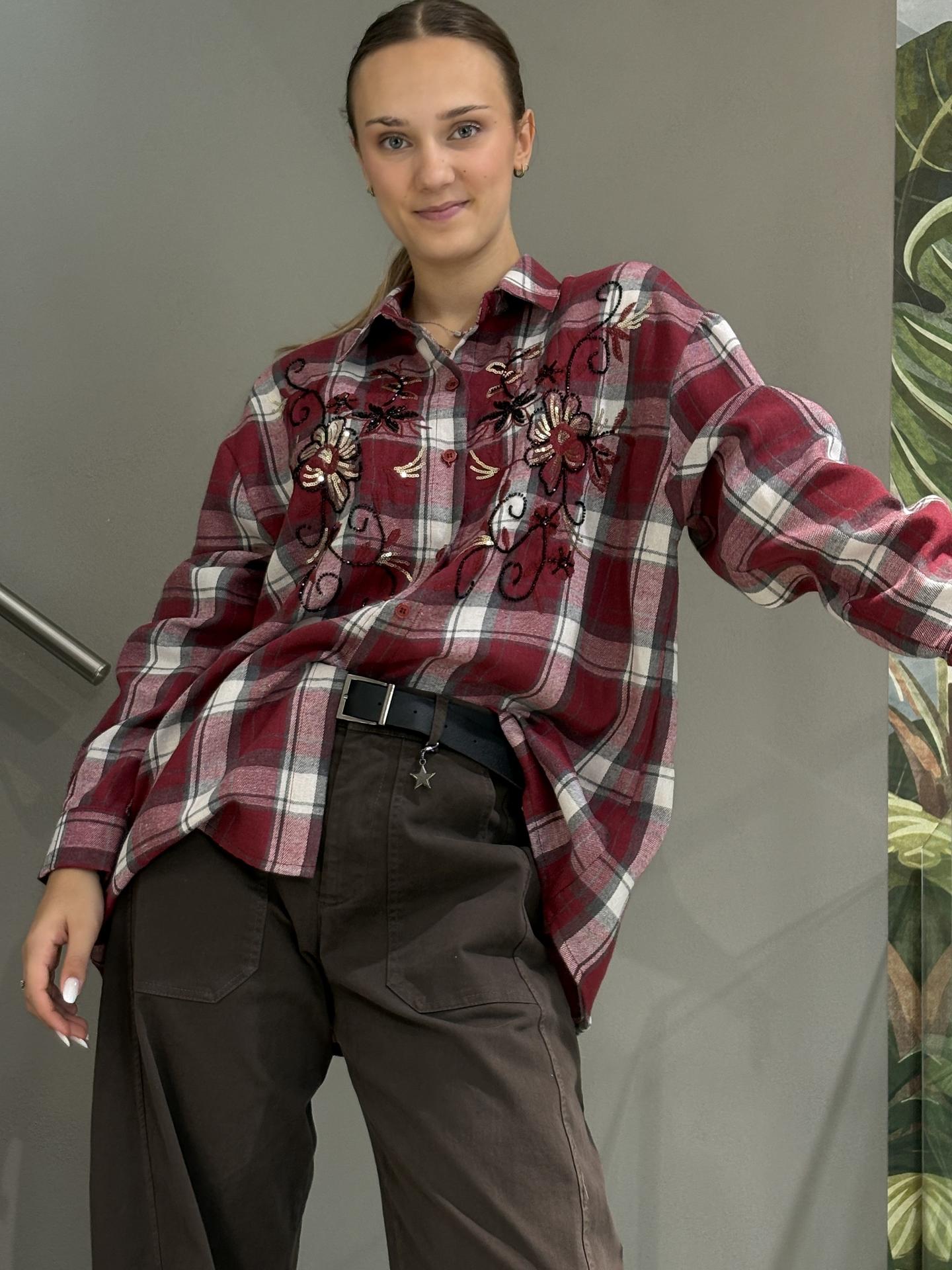 CAMICIA SUSY MIX 12600 BORDEAUX
