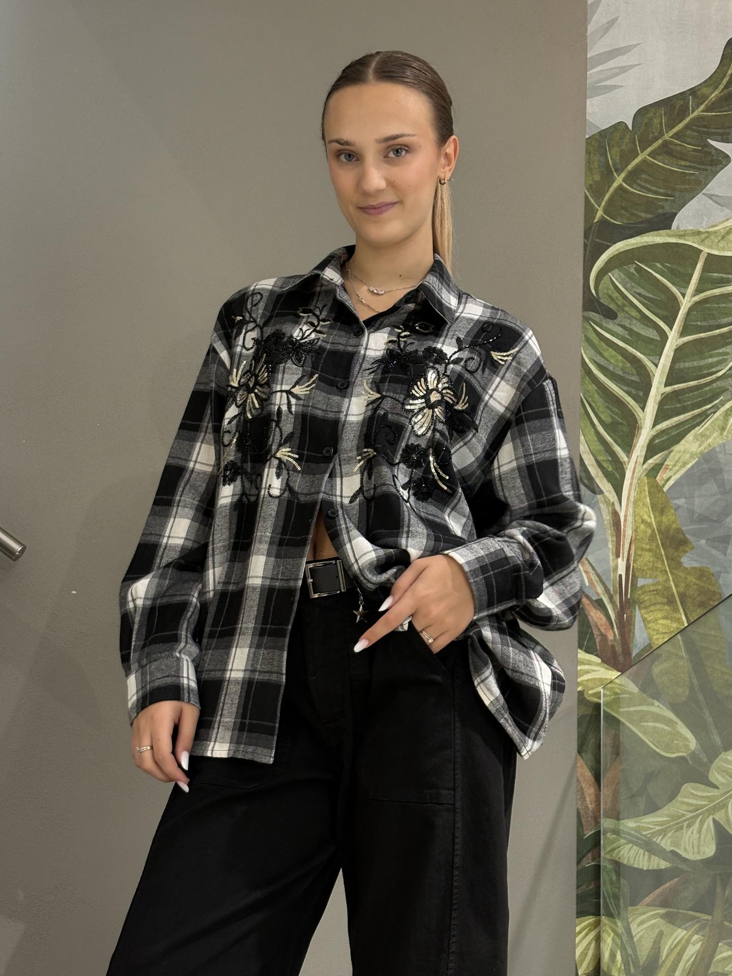 CAMICIA SUSY MIX 12600 NERO
