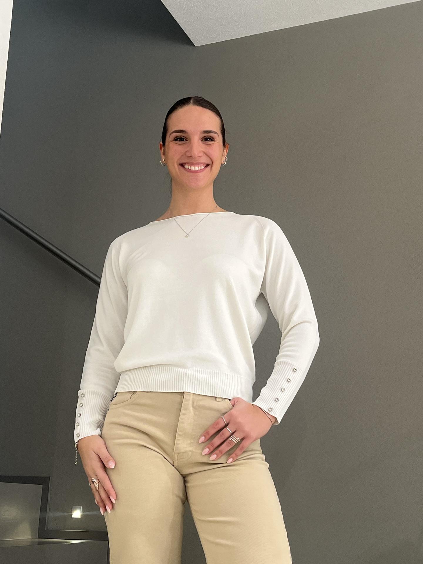 MAGLIA TENSIONE IN FIRENZE 16059 BIANCO