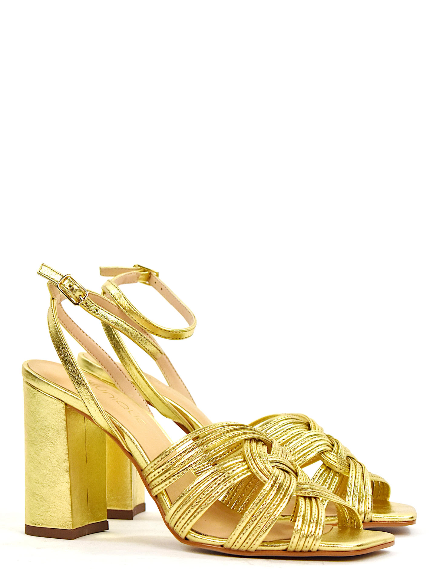 SANDALO ALTO UNIQUE 1623D ORO | DESIDERIO COLLECTION