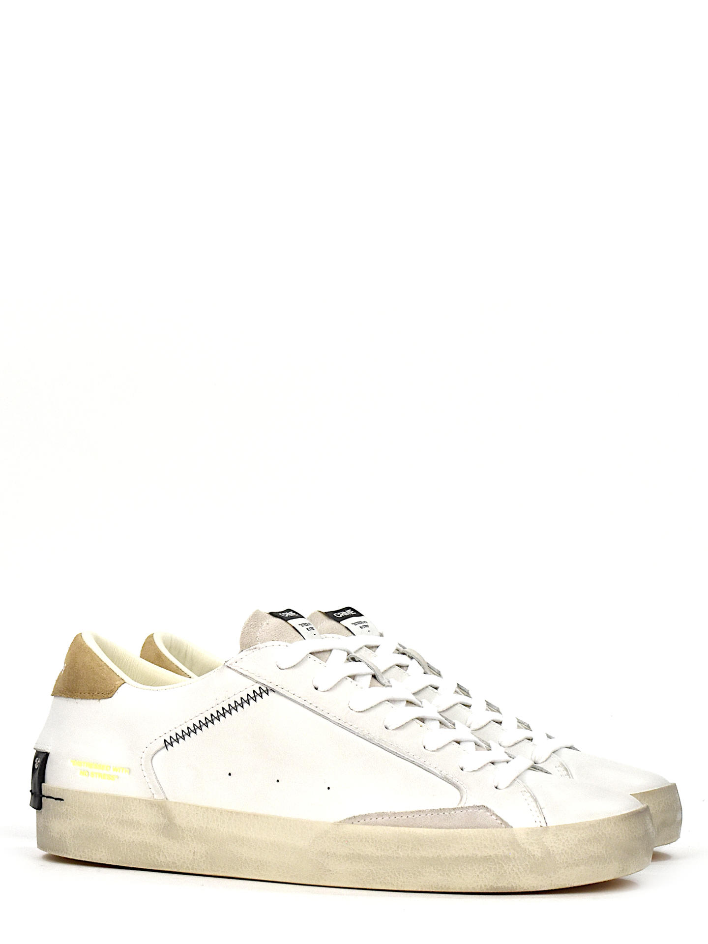 SNEAKERS CRIME LONDON 17001 BIANCO