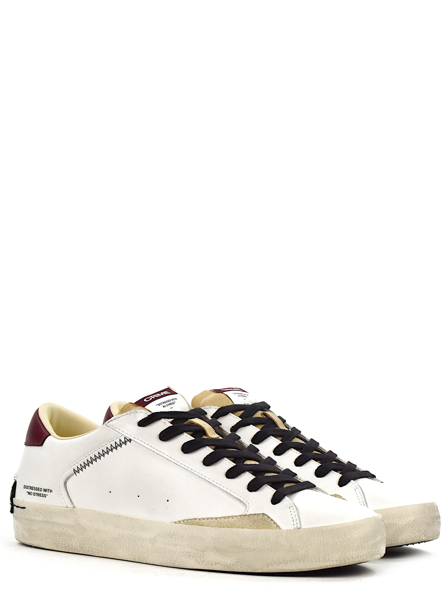 SNEAKERS CRIME LONDON 18006 BIANCO