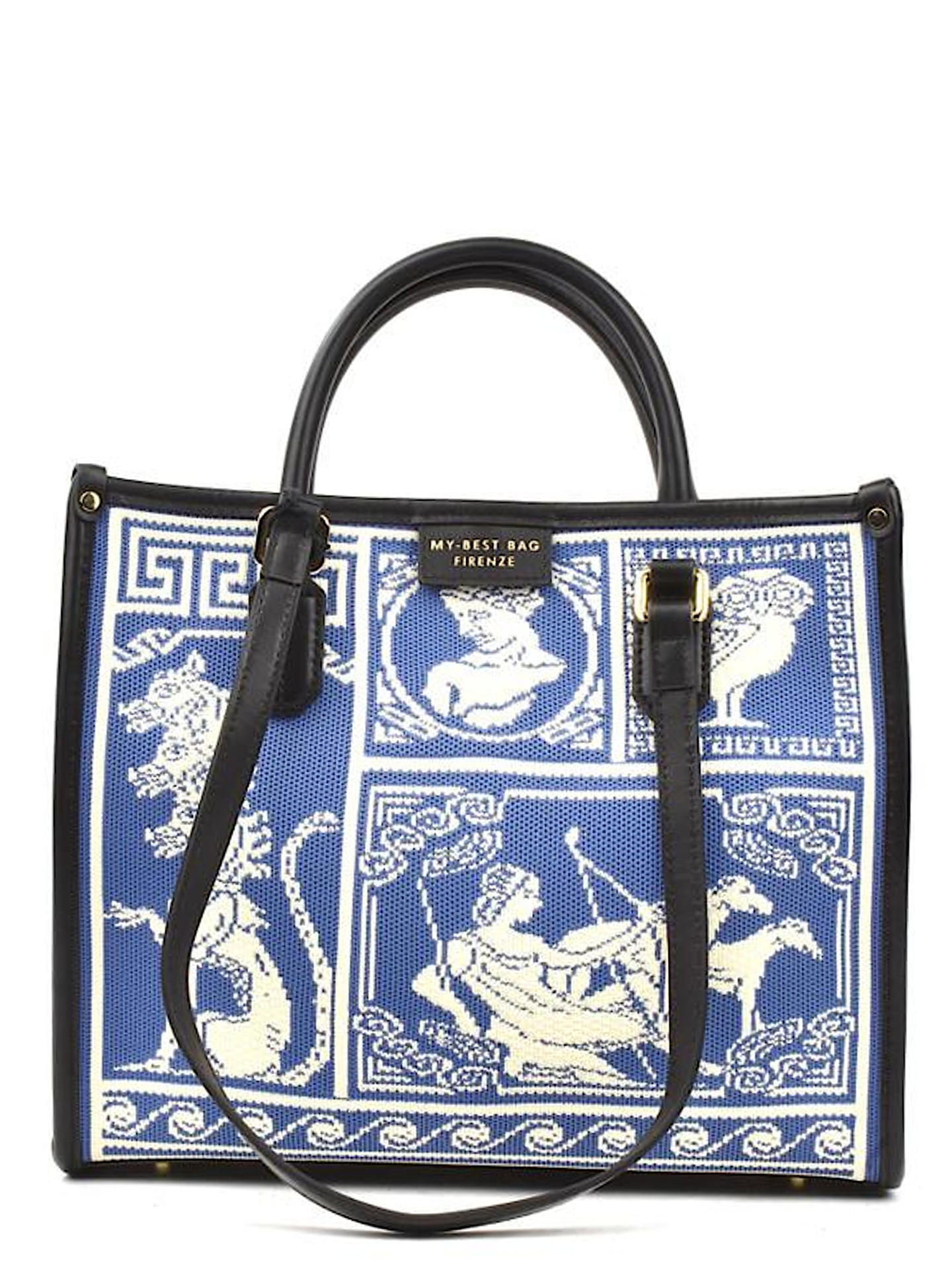 BORSA MY-BEST BAGS FIRENZE 2014M AZZURRO