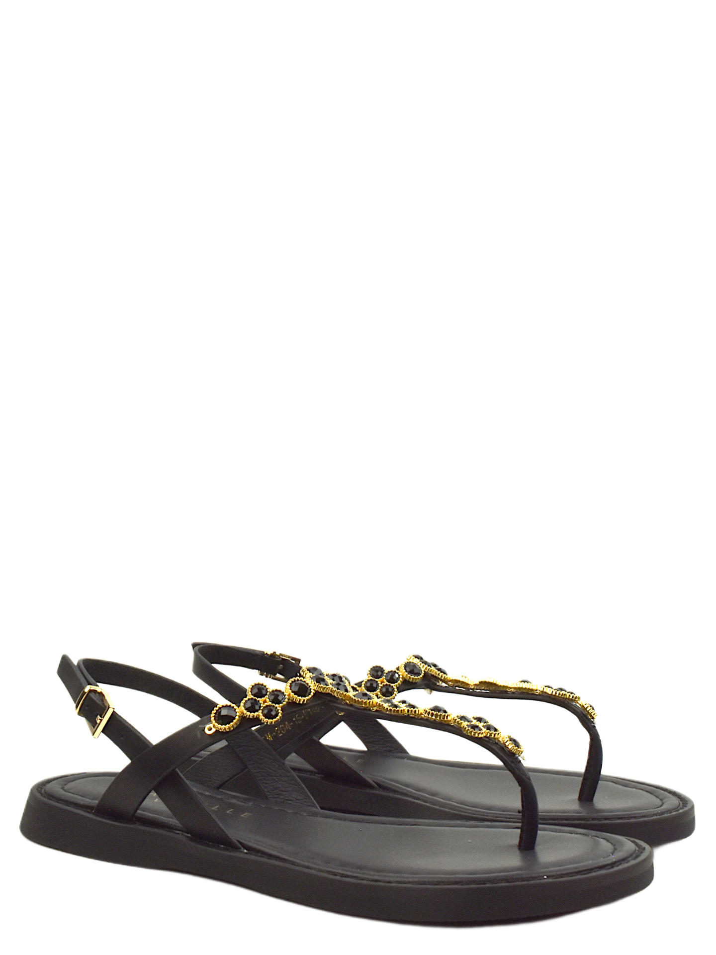 SANDALO BASSO EMANUELLE VEE 20415 NERO