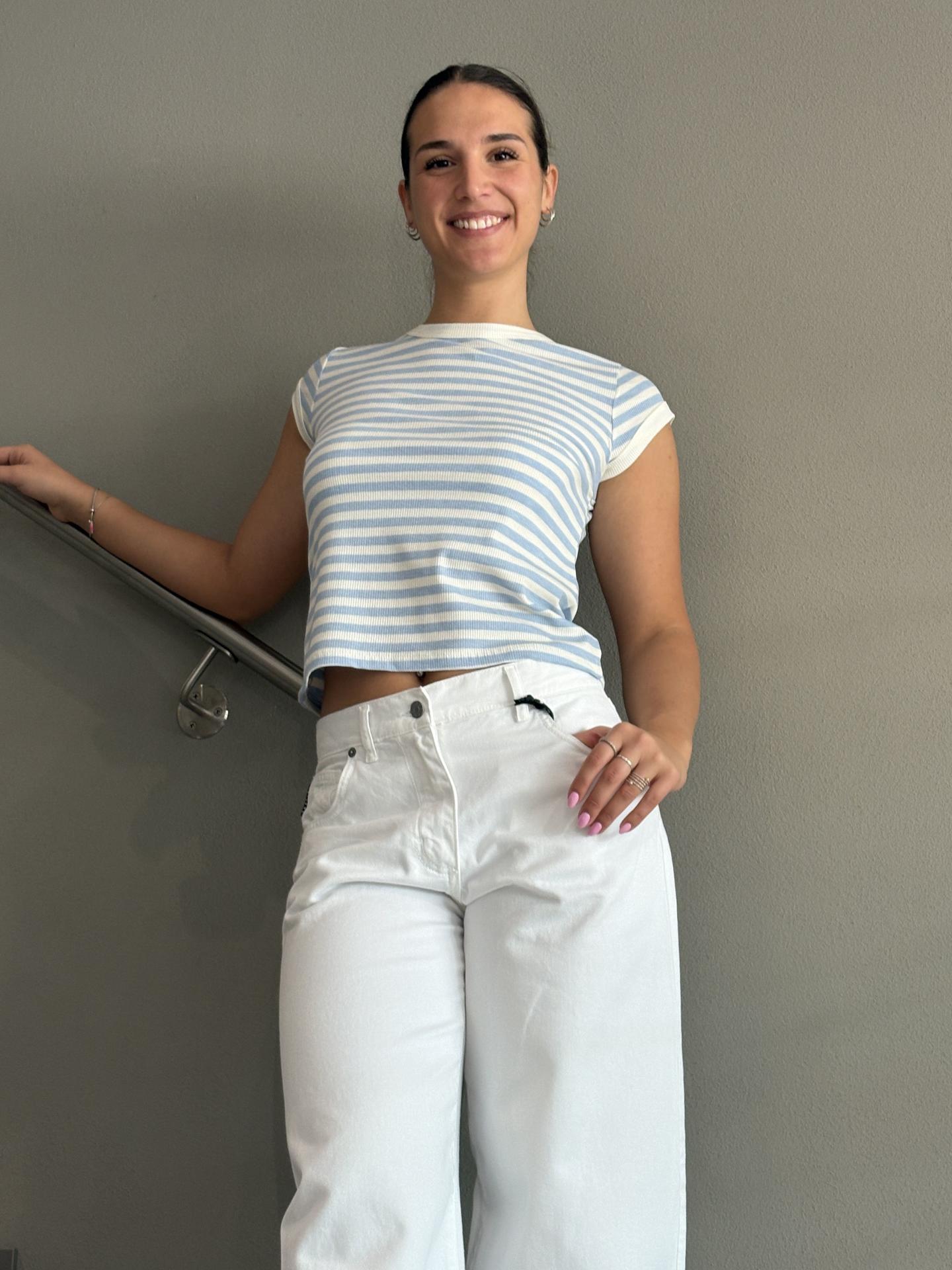 T-SHIRT TENSIONE IN FIRENZE 21011 AZZURRO