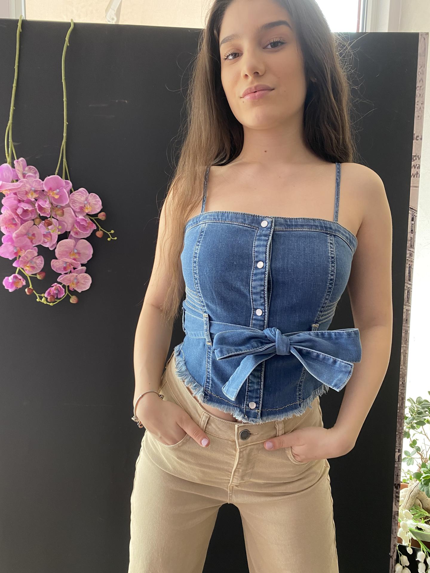 TOP TWINSET ACTITUDE 211MT2550 JEANS