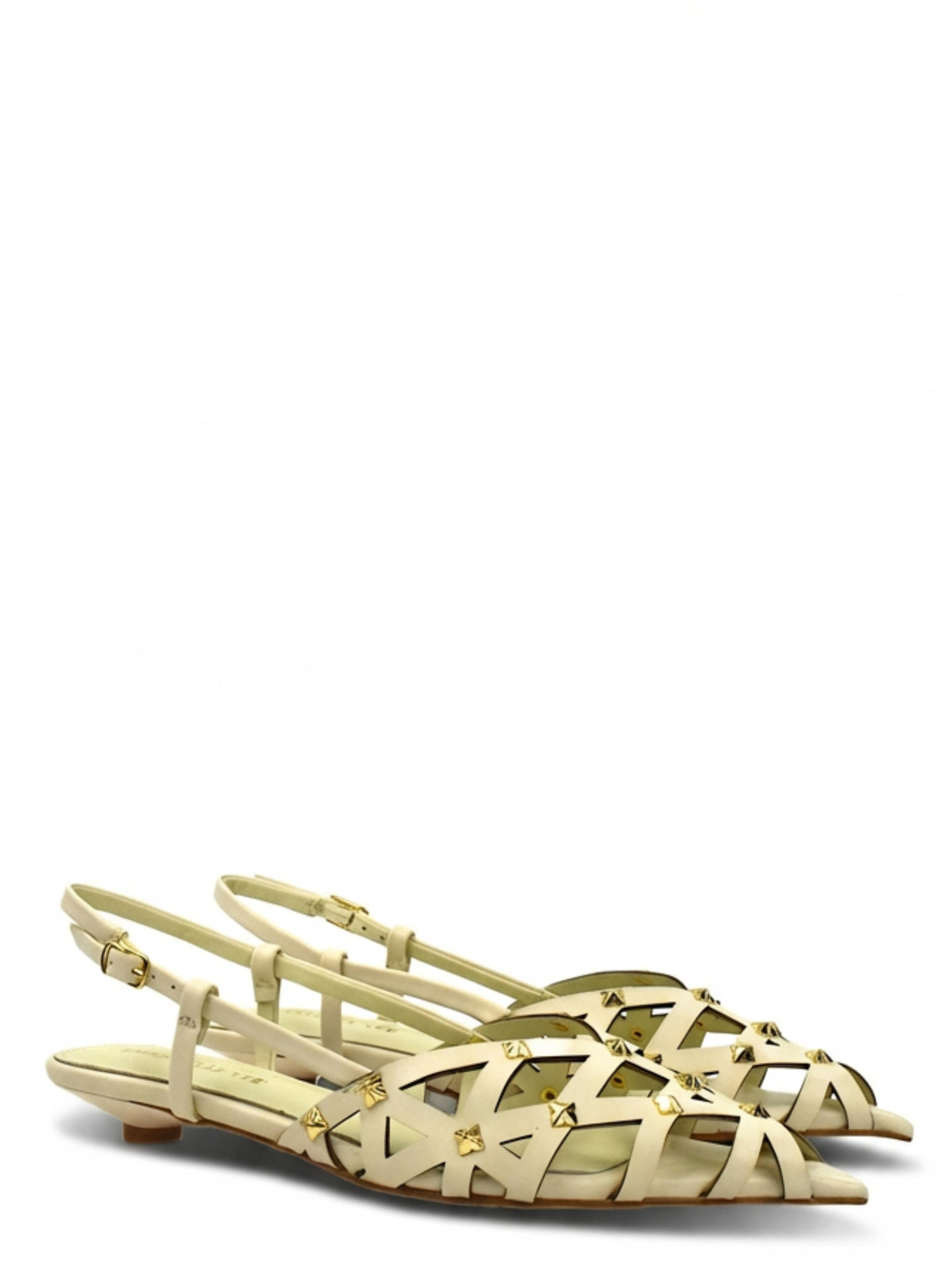 SANDALO BASSO EMANUELLE VEE 21220 BIANCO