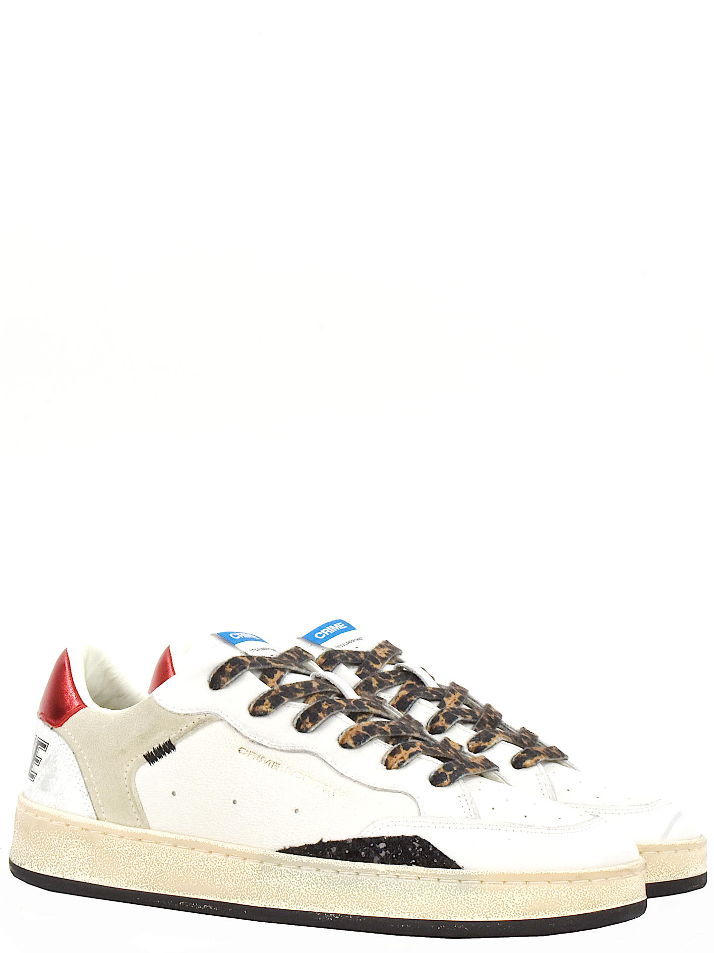 SNEAKERS CRIME LONDON 25204 BIANCO