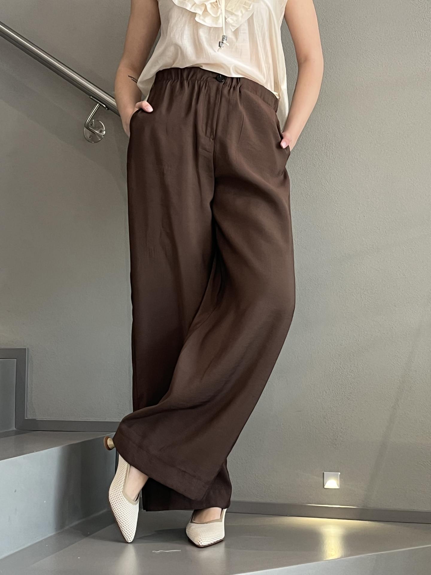 PANTALONE MOTEL 25C7569P MARRONE