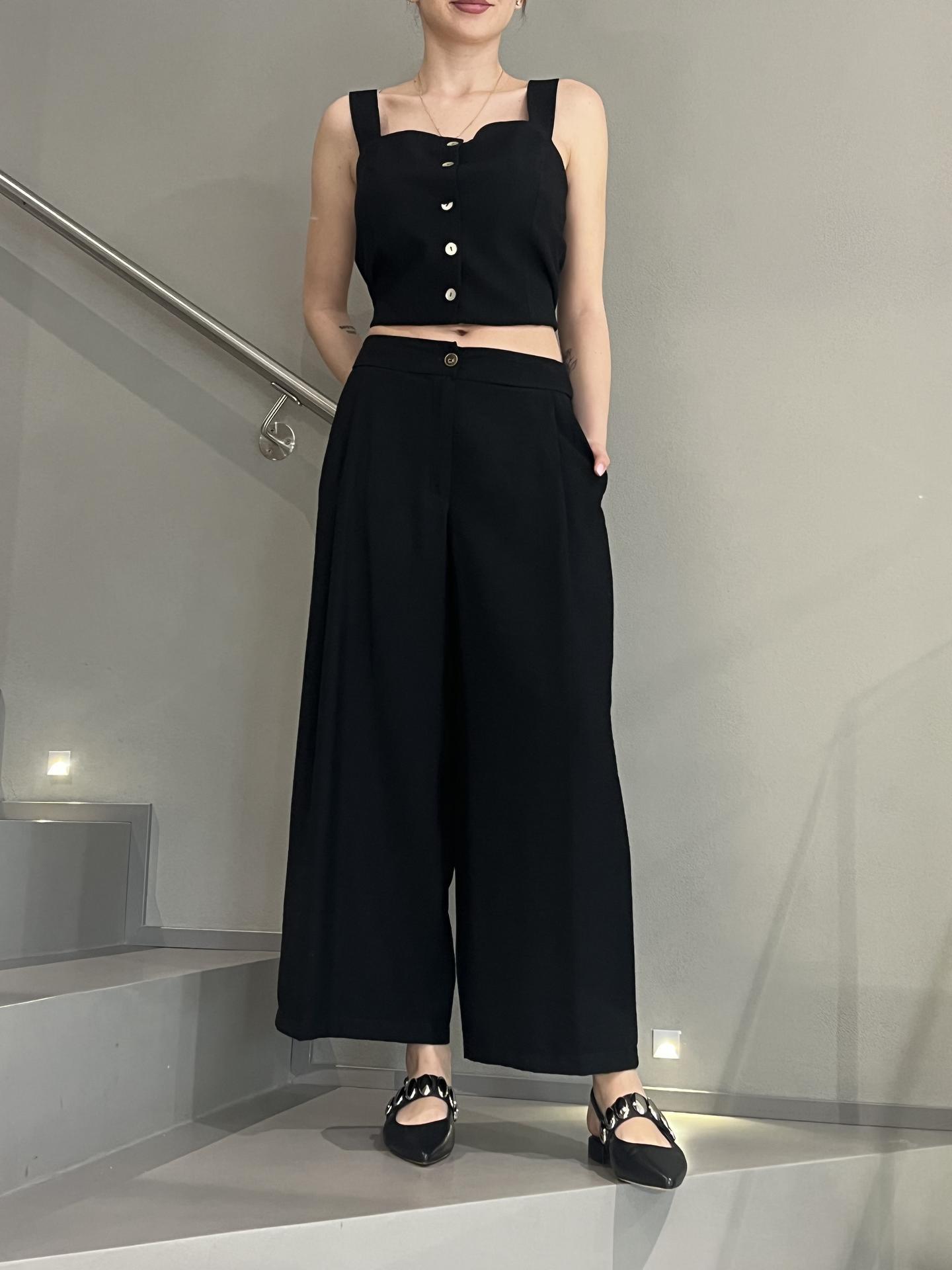 PANTALONE TENSIONE IN FIRENZE 25P7639 NERO
