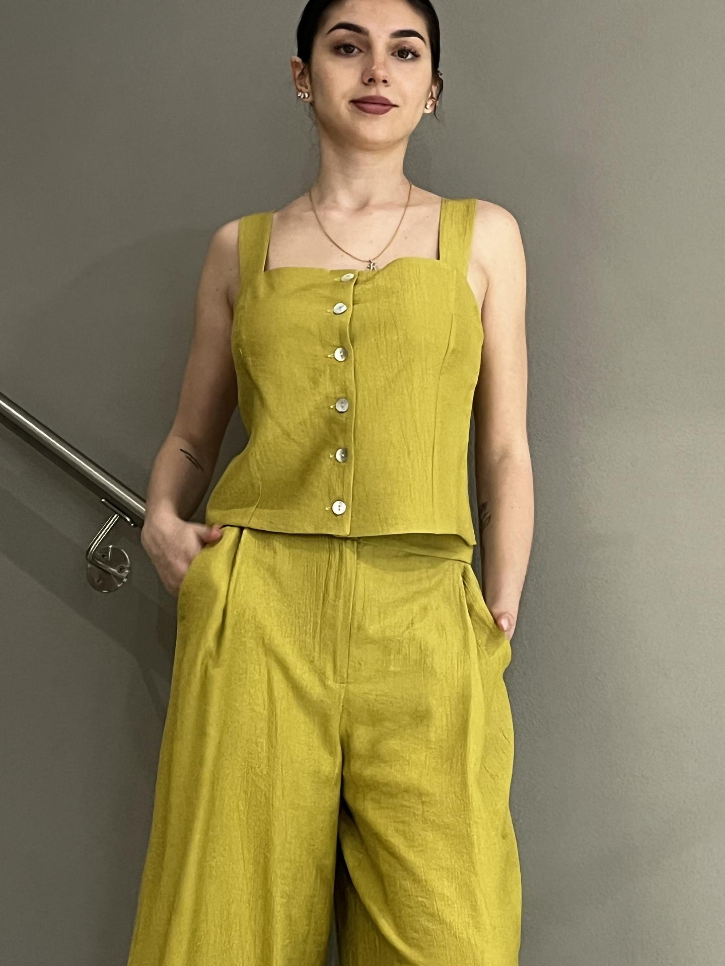 MAGLIA TENSIONE IN FIRENZE 25T7710 GIALLO