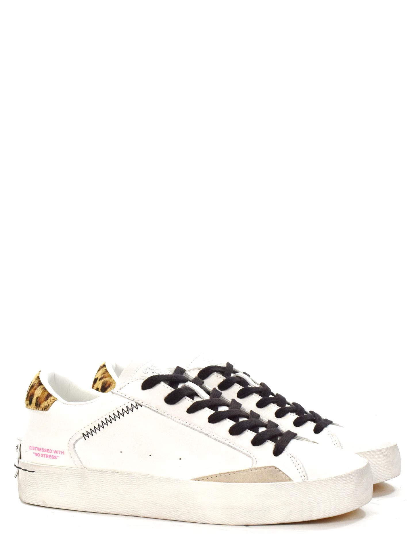 SNEAKERS CRIME LONDON 26011 BIANCO