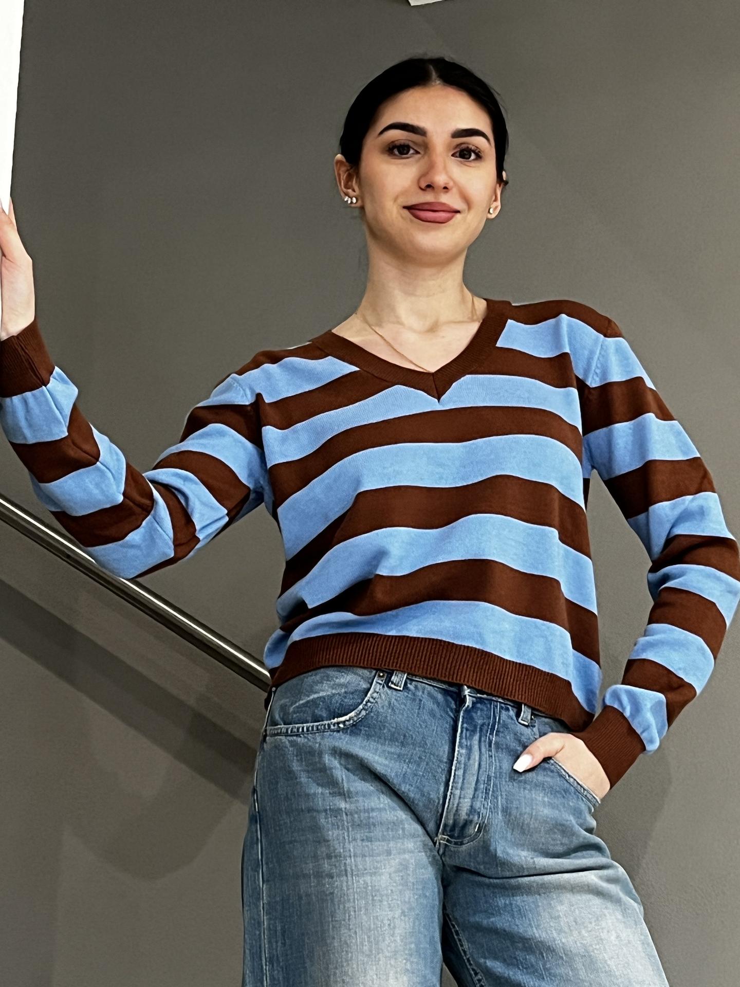 MAGLIA TENSIONE IN FIRENZE 26137 AZZURRO