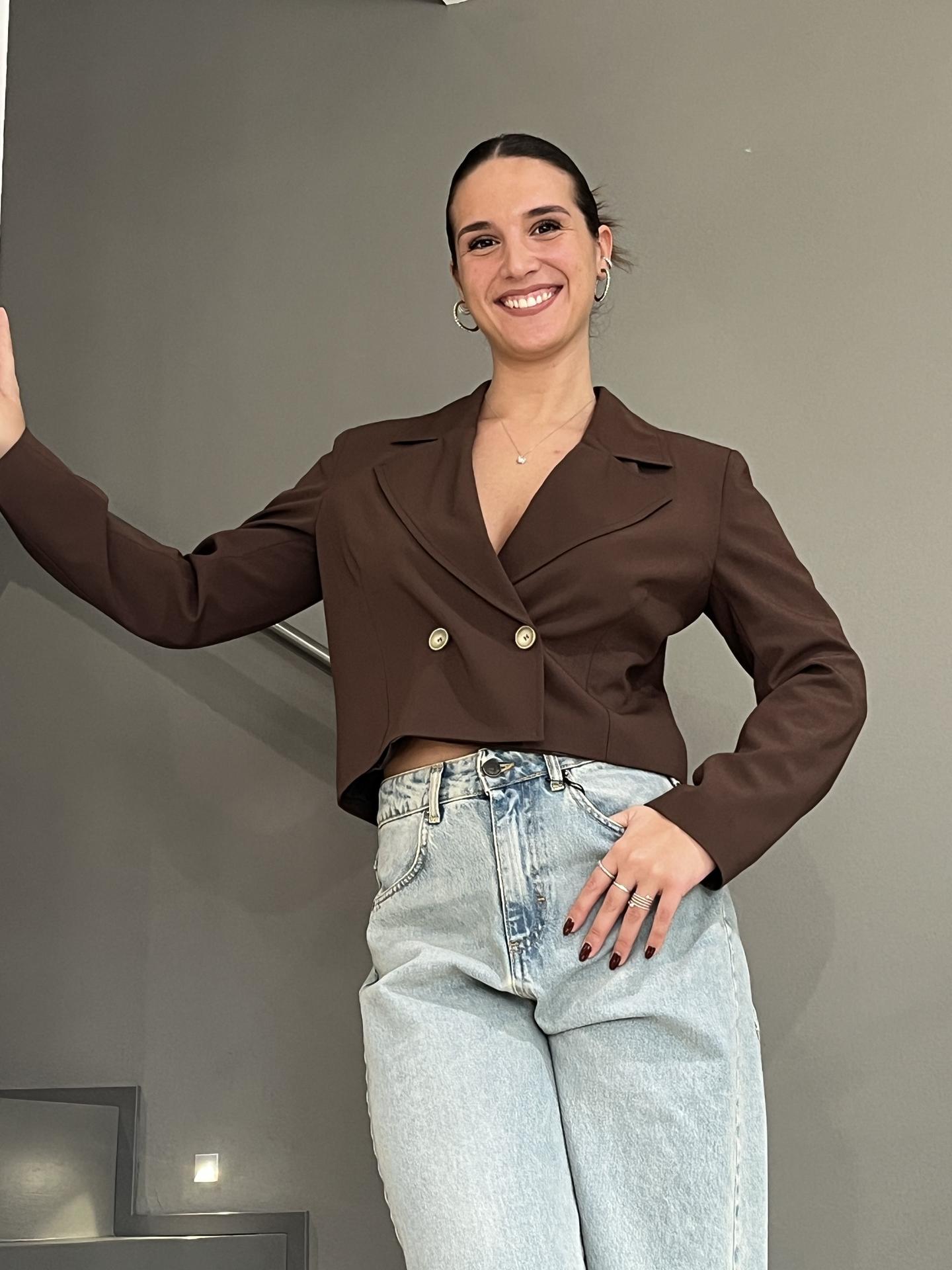 GIACCA TENSIONE IN FIRENZE 26B3844 MARRONE