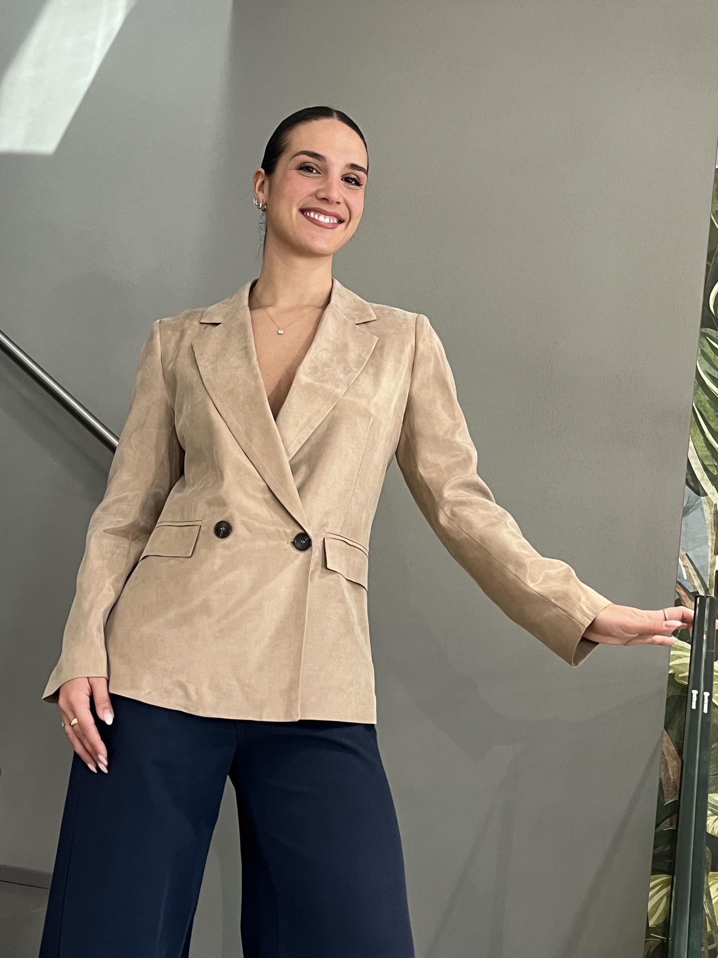 GIACCA TENSIONE IN FIRENZE 26B4424 BEIGE