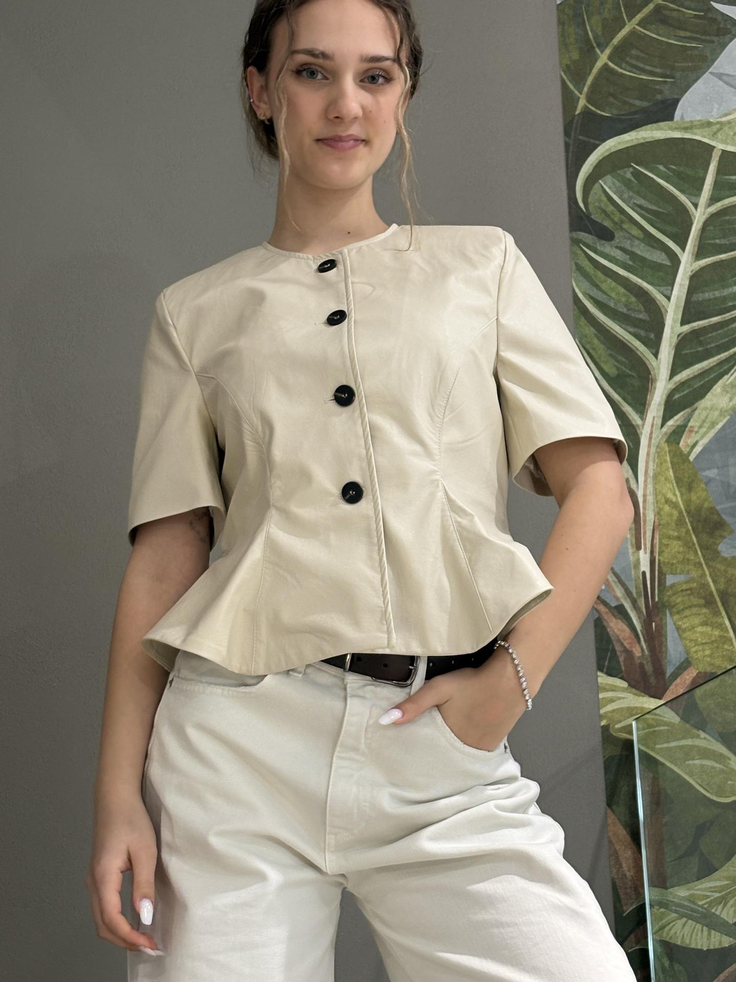 GIACCA TENSIONE IN FIRENZE 26B4519 BEIGE