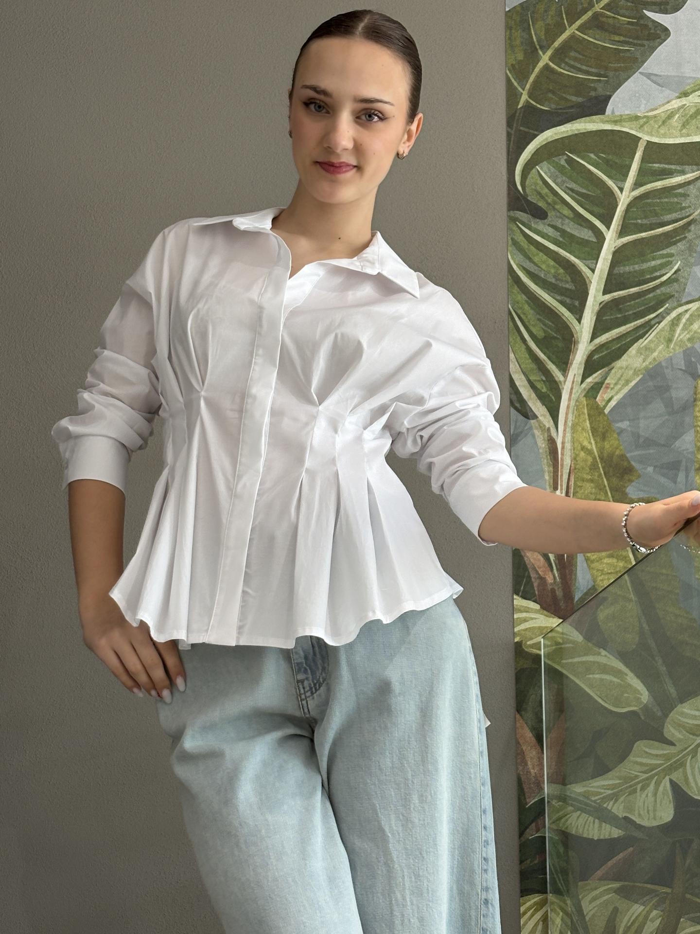 CAMICIA TENSIONE IN FIRENZE 26C4576 BIANCO