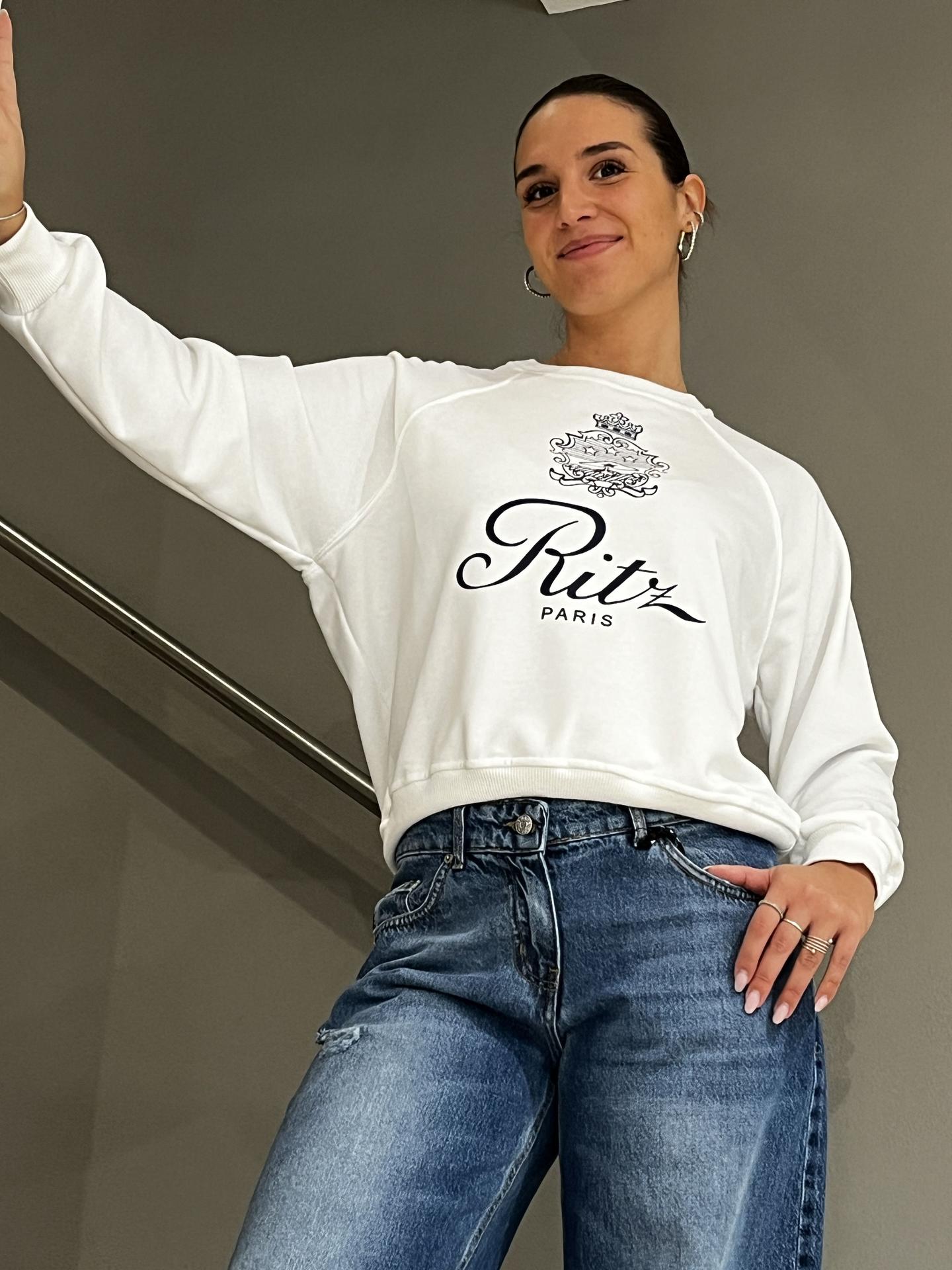 FELPA TENSIONE IN FIRENZE 26M3674 BIANCO