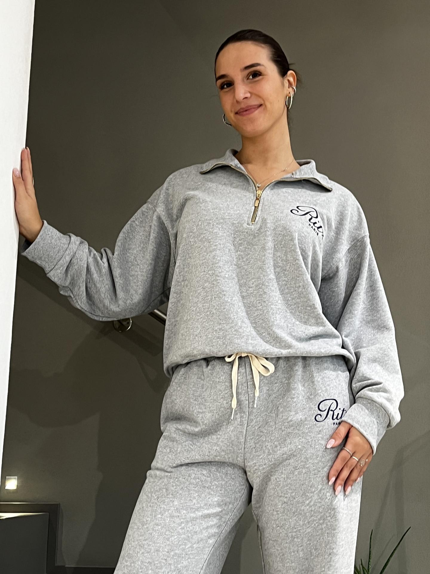 FELPA TENSIONE IN FIRENZE 26M3979 GRIGIO