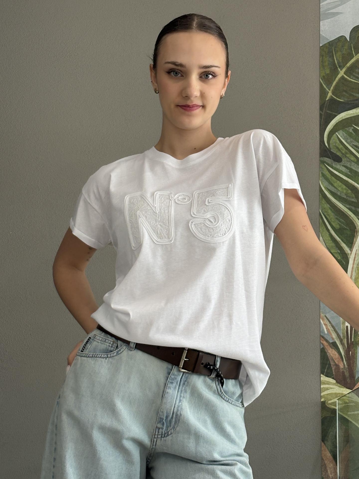 T-SHIRT TENSIONE IN FIRENZE 26M4553 BIANCO