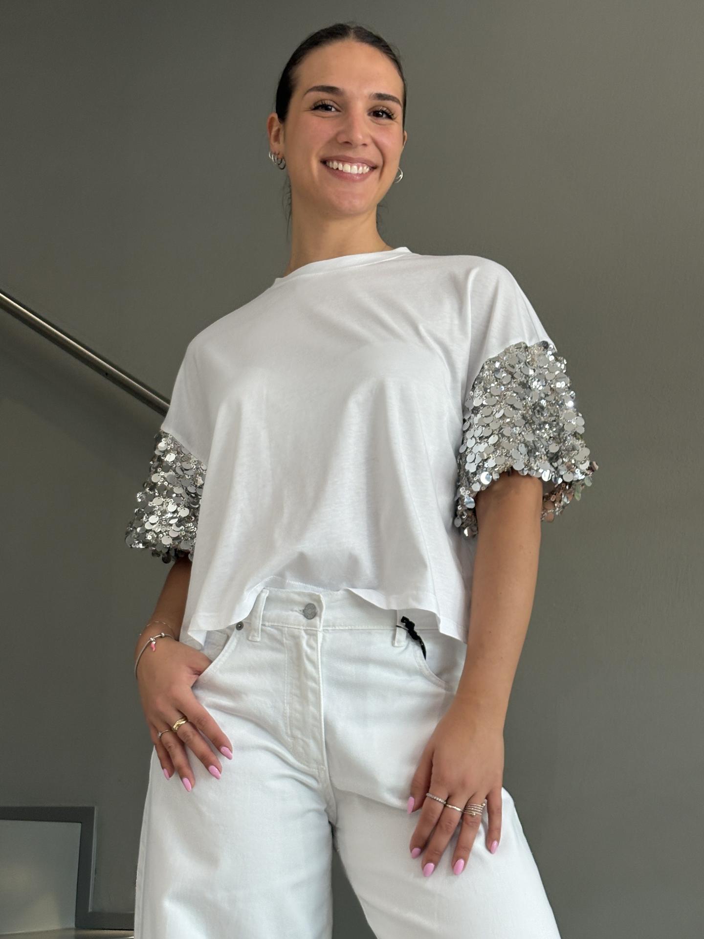 T-SHIRT TENSIONE IN FIRENZE 26M4903 BIANCO