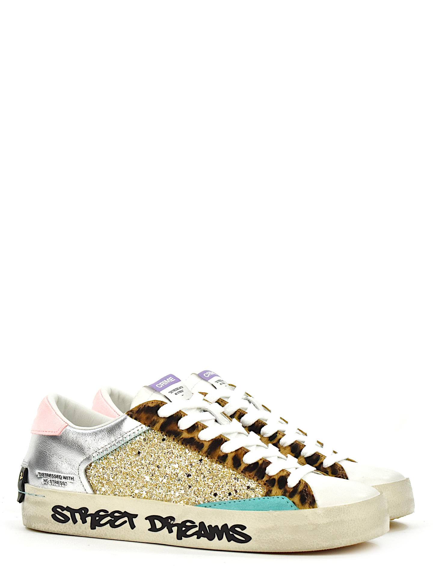 SNEAKERS CRIME LONDON 27004 ORO