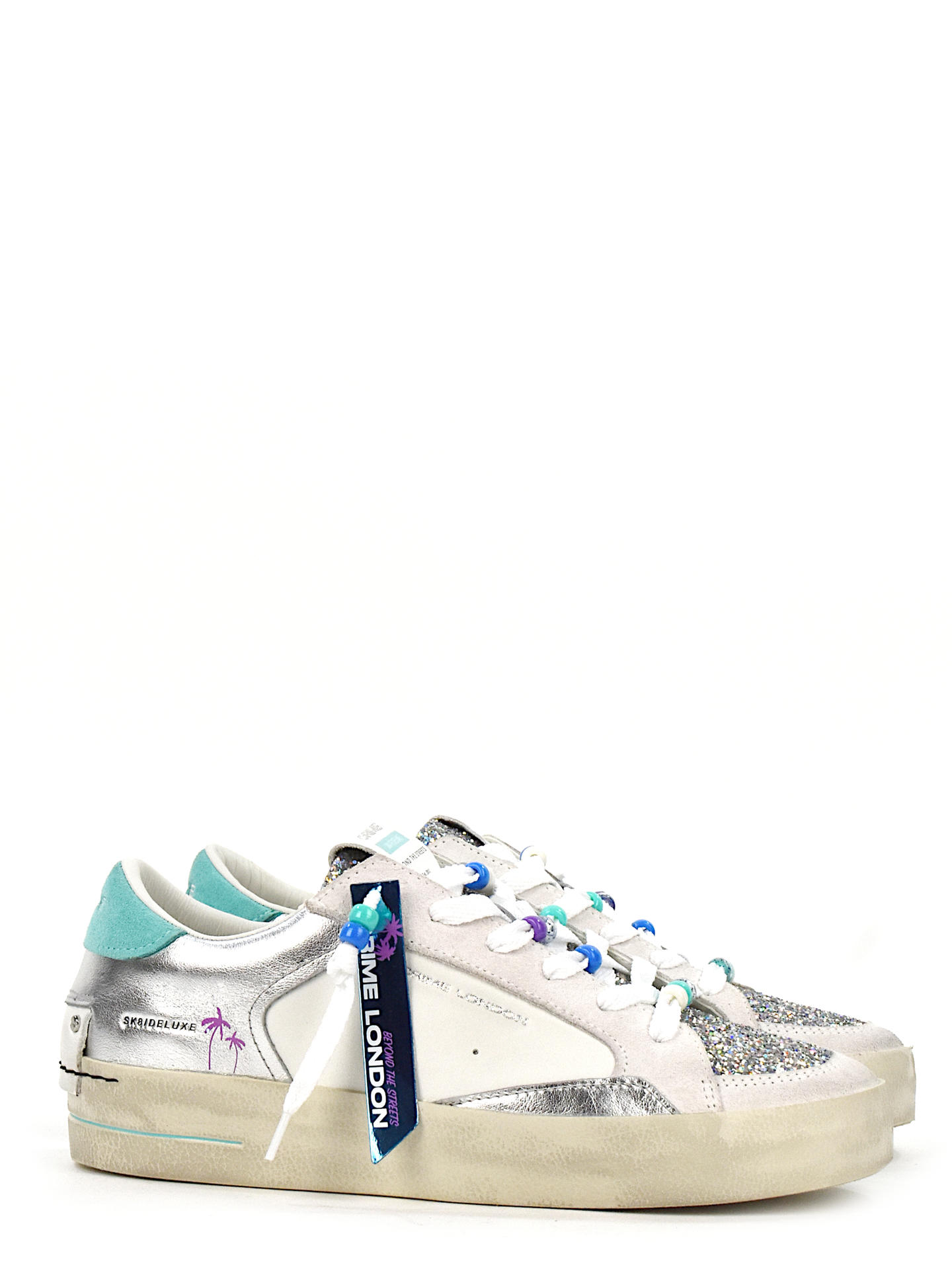 SNEAKERS CRIME LONDON 27108 BIANCO