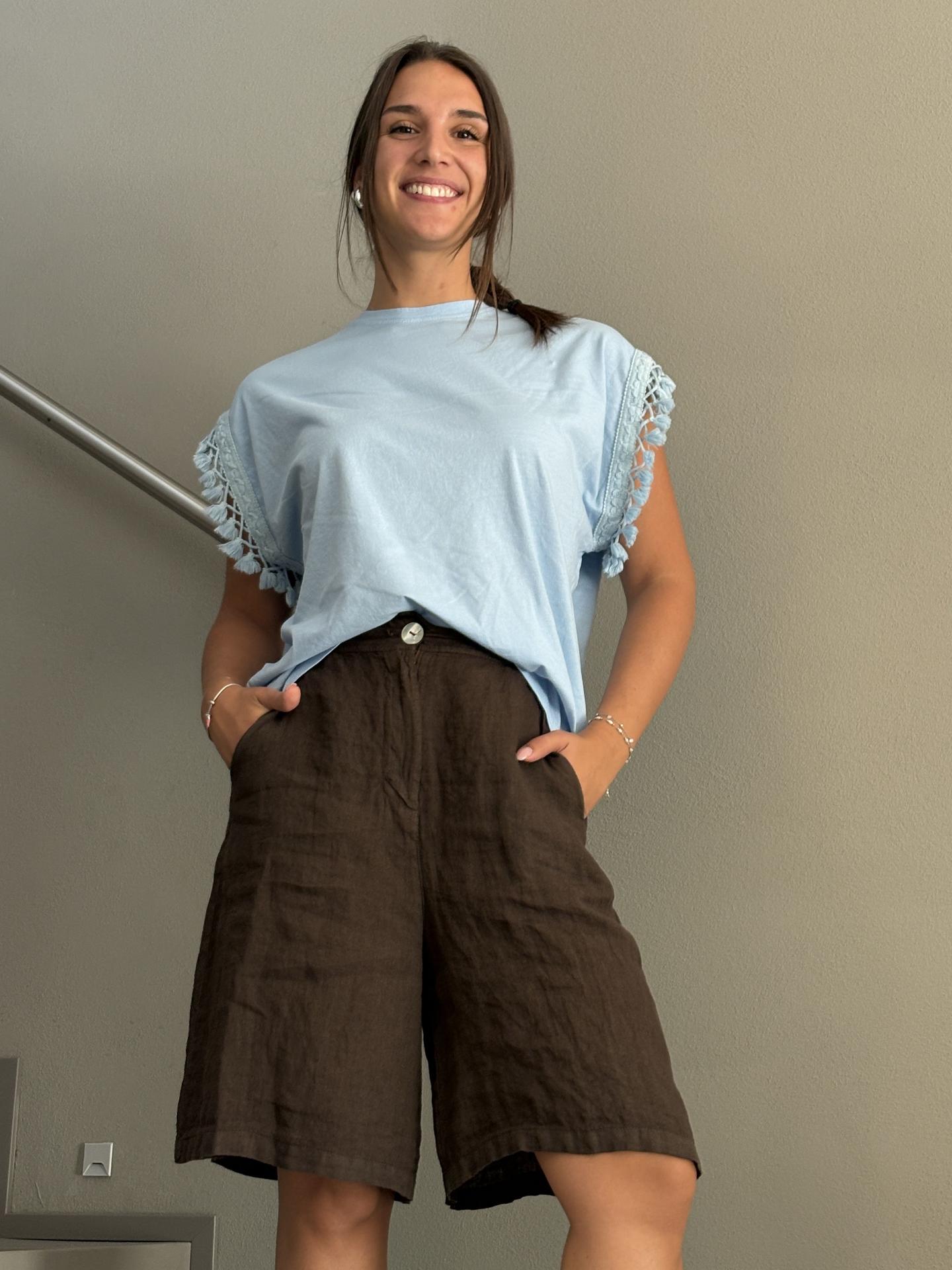 T-SHIRT SUSY MIX 2721 AZZURRO