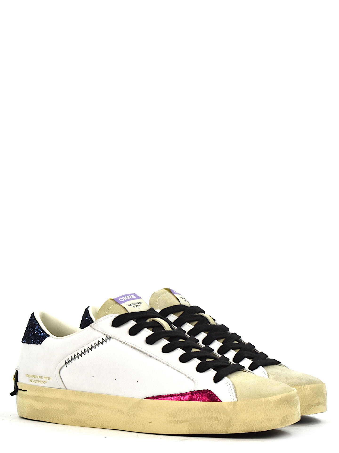 SNEAKERS CRIME LONDON 28004 BIANCO