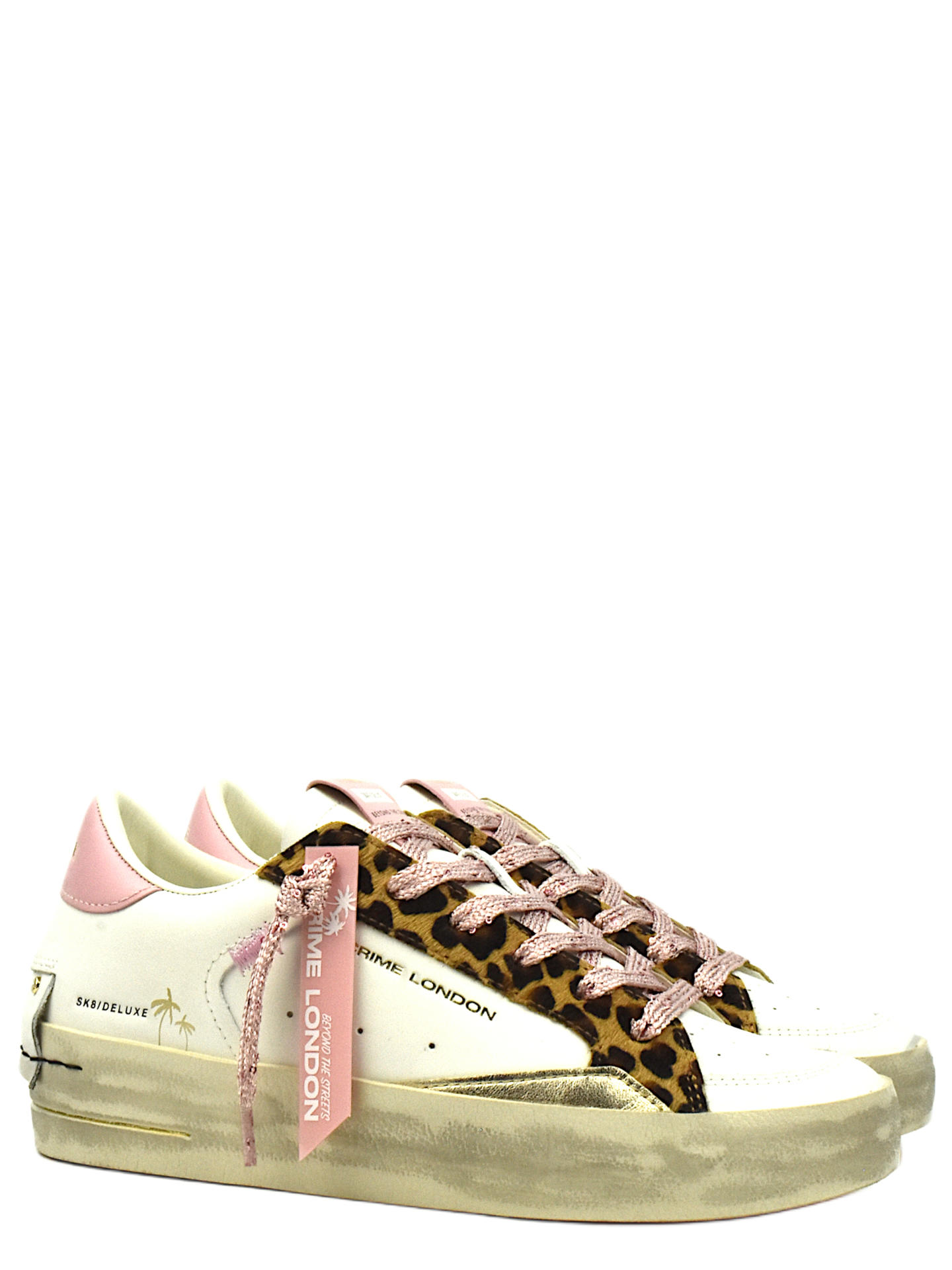 SNEAKERS CRIME LONDON 29151 BIANCO