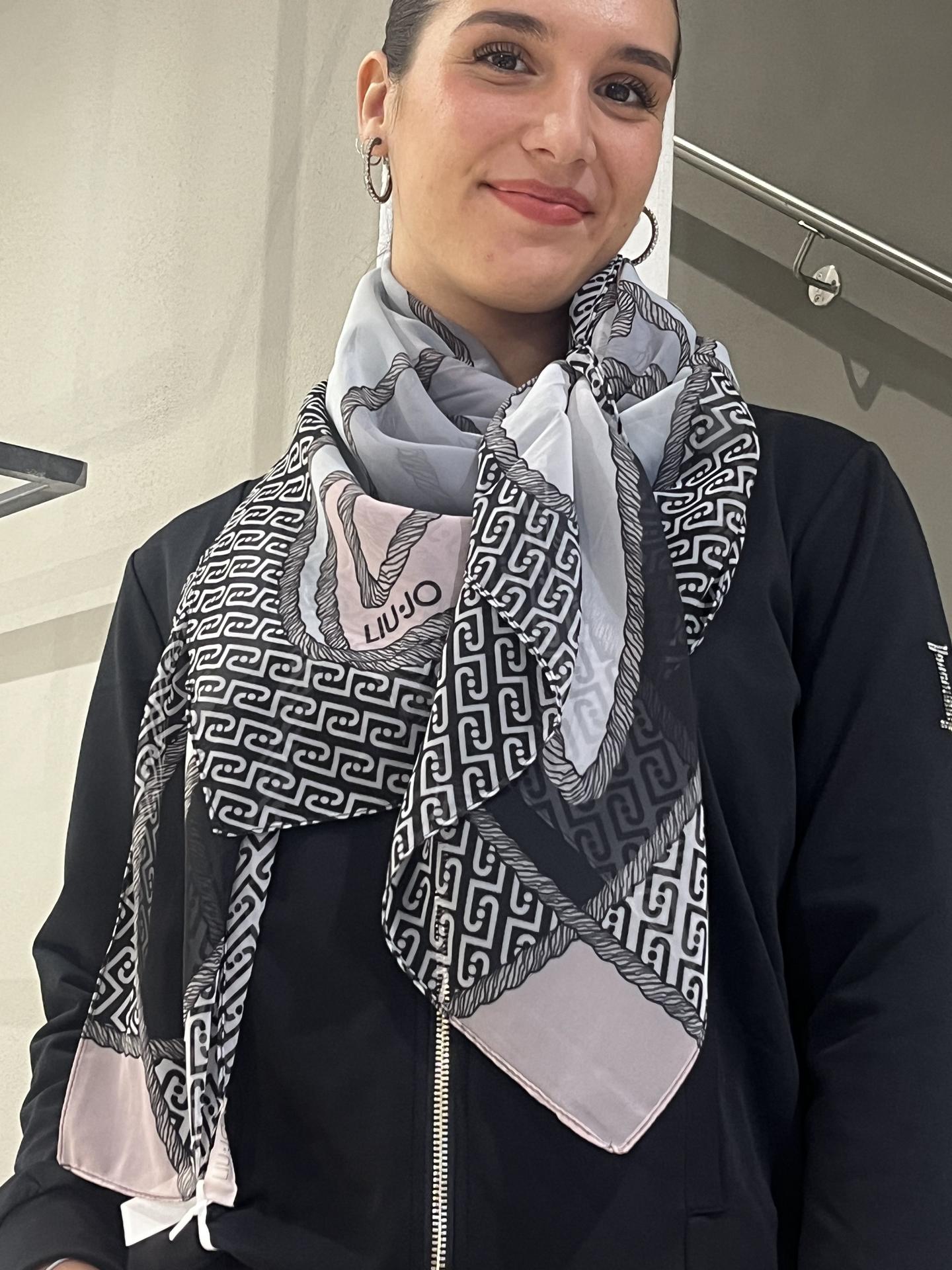 FOULARD LIU.JO ACCESSORIES 2A6038 NERO