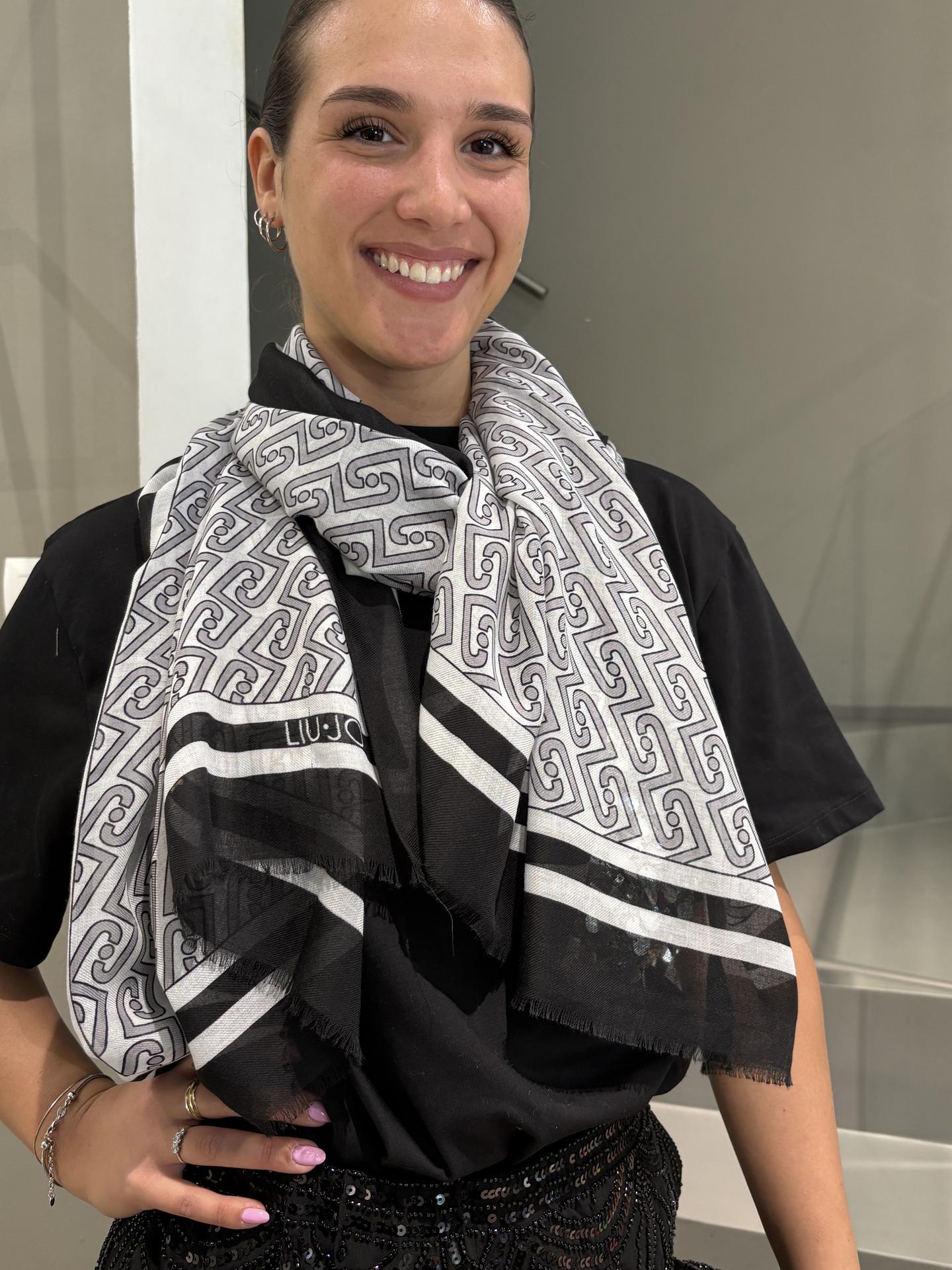 FOULARD LIU.JO ACCESSORIES 2A6039 NERO