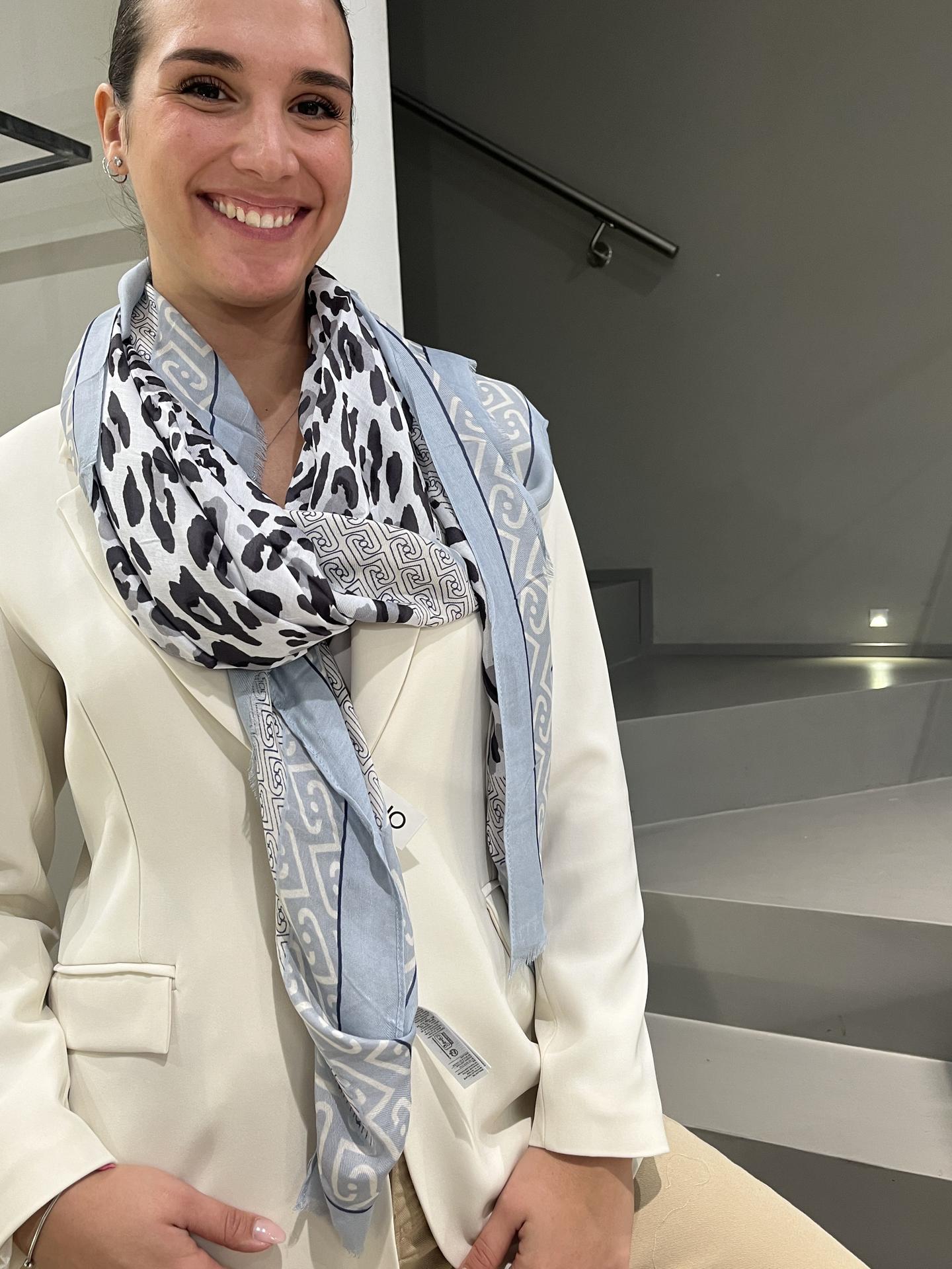 FOULARD LIU.JO ACCESSORIES 2A6041 AZZURRO