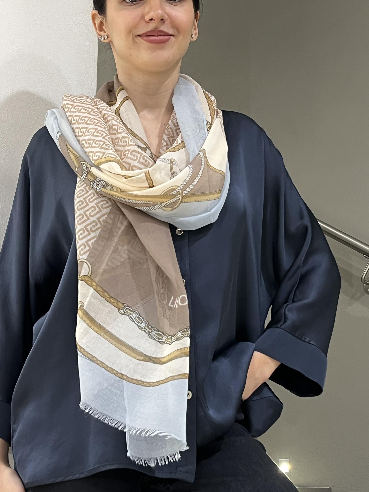 FOULARD LIU.JO ACCESSORIES 2A6052 AZZURRO