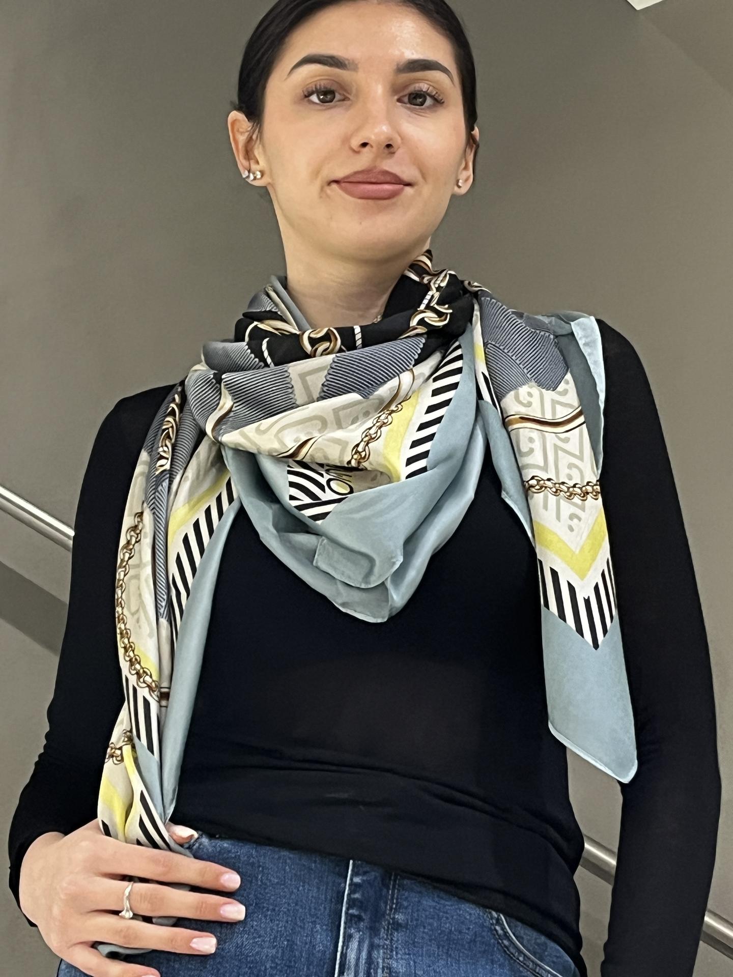 FOULARD LIU.JO ACCESSORIES 2A6055 BLUE