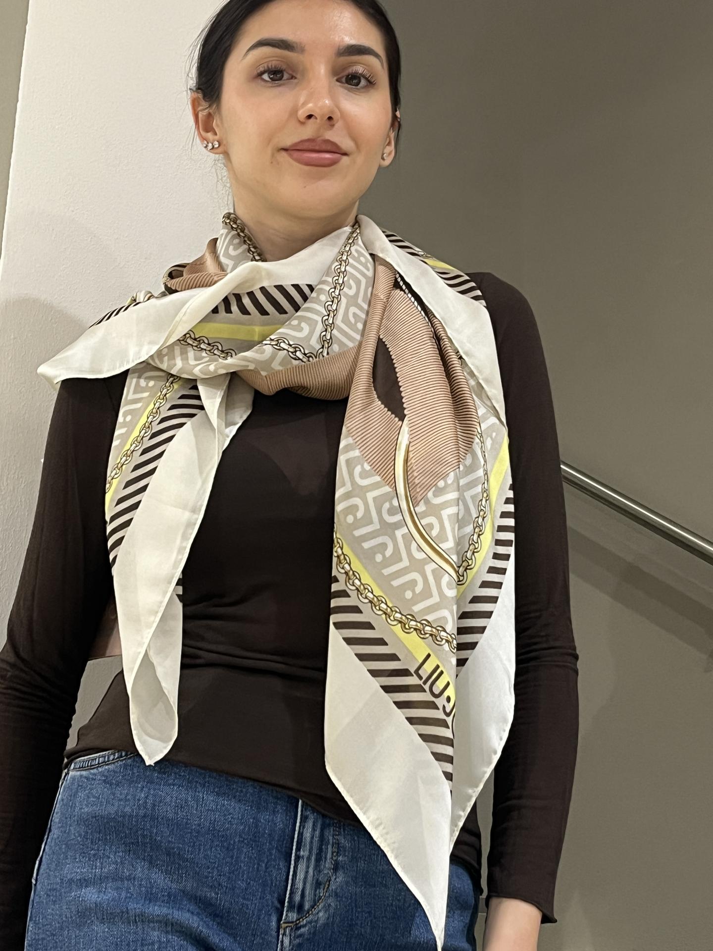 FOULARD LIU.JO ACCESSORIES 2A6055 NATURALE
