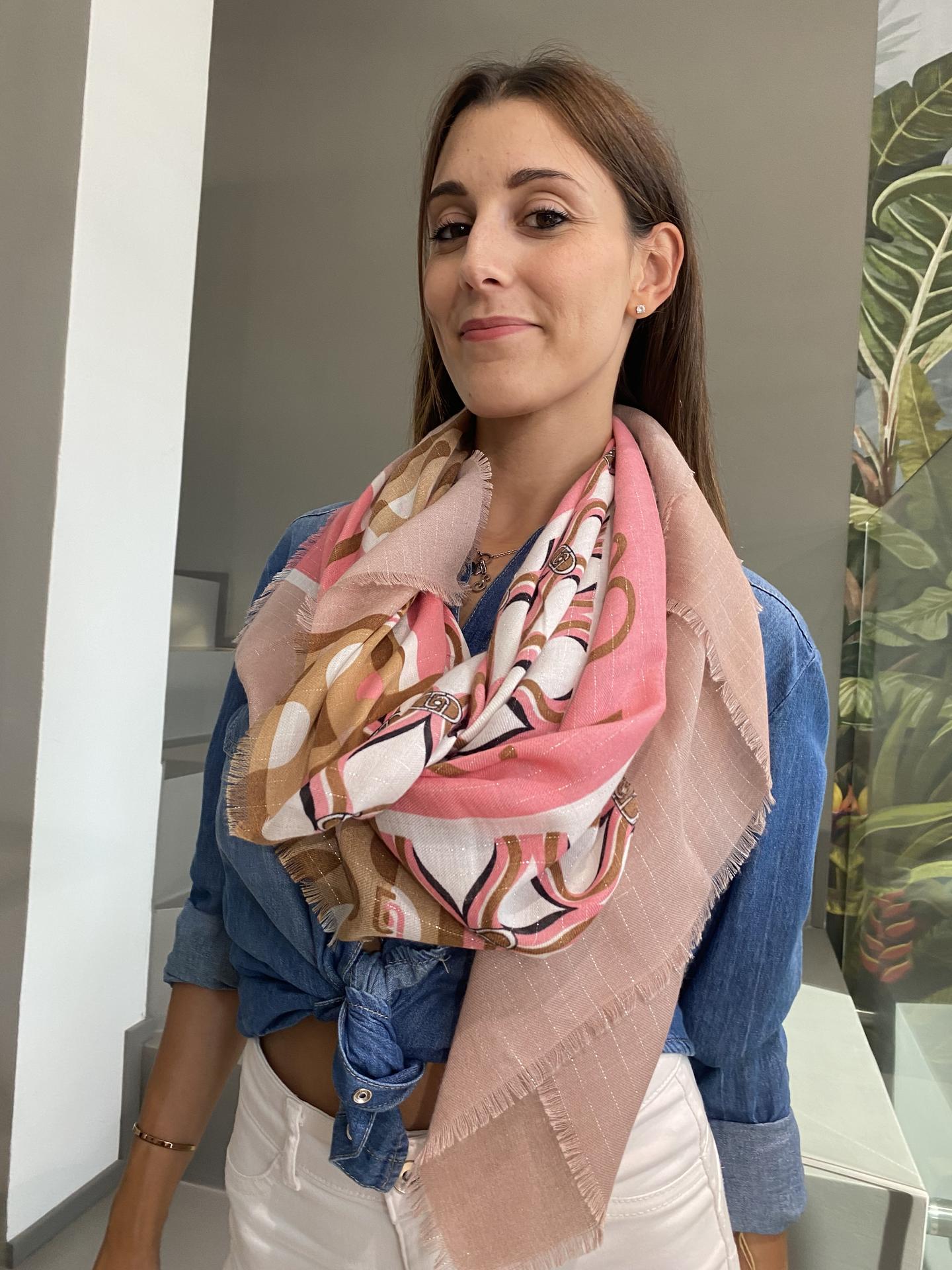 FOULARD LIU.JO ACCESSORIES 2F3134 ROSA